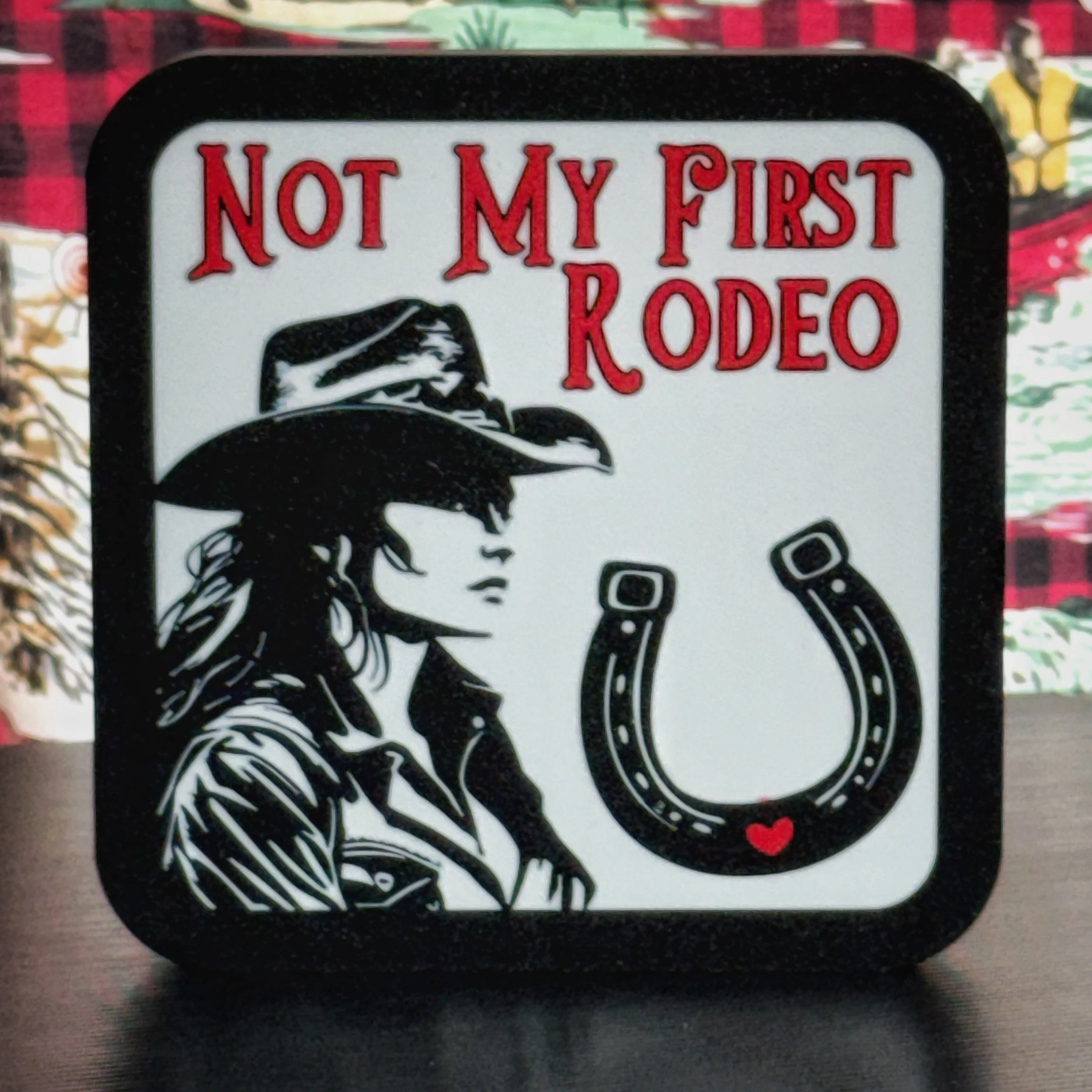 Not My First Rodeo ~ 3D Printed Lighted Sign