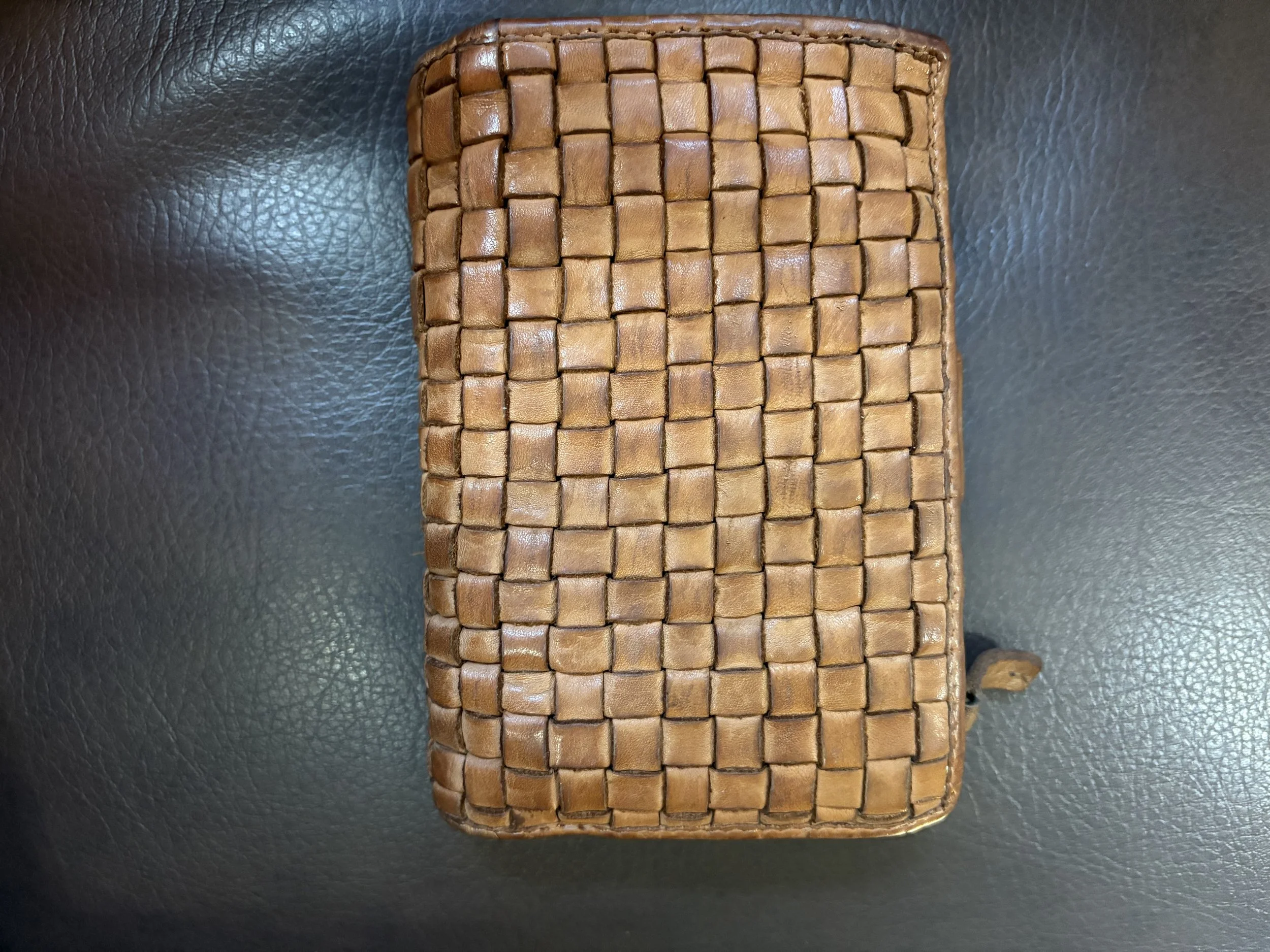 Handcrafted Soft Woven Leather Wallet #2