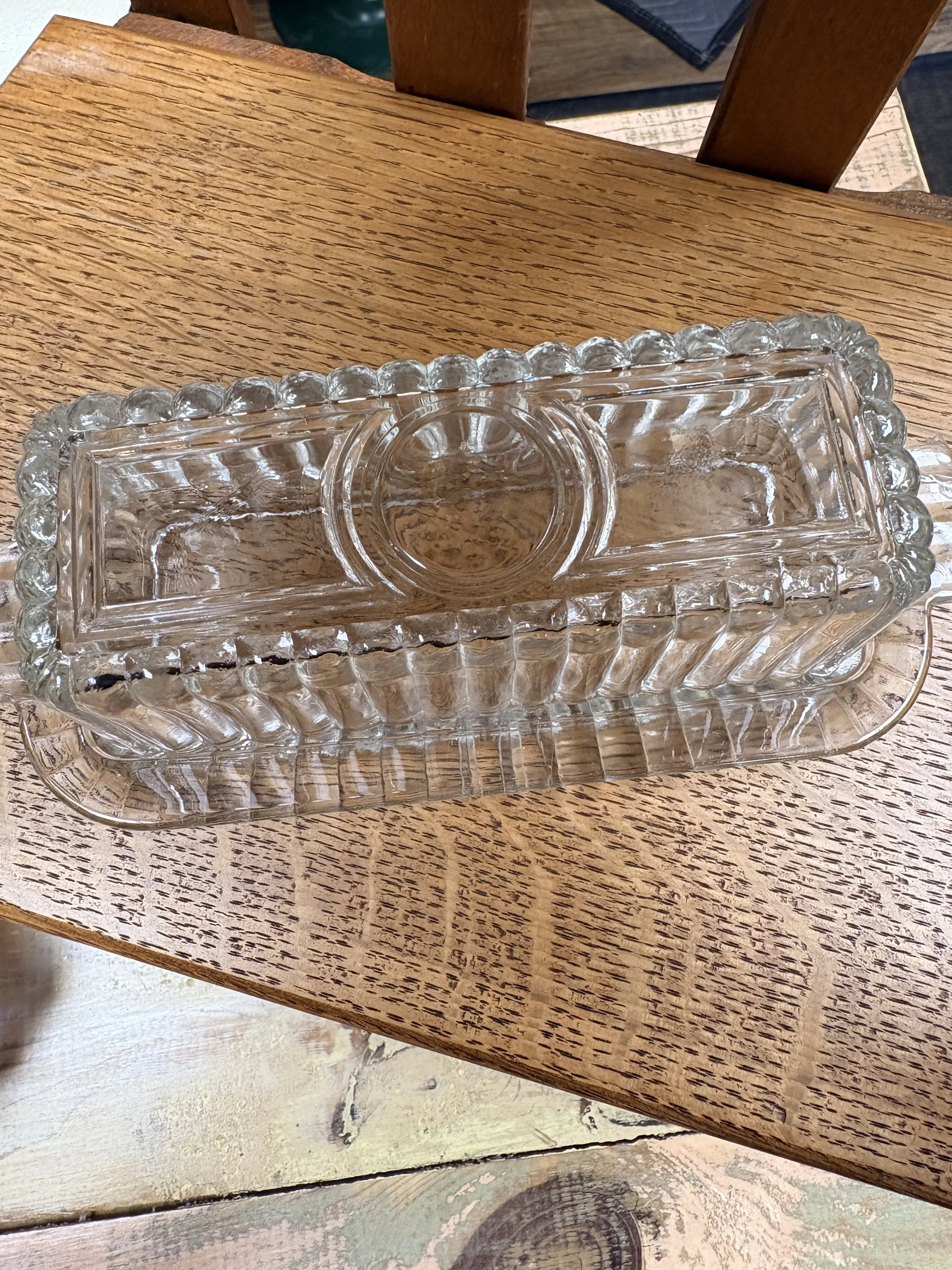 Vtg Hazel Atlas Glass Butter Dish #2.jpg
