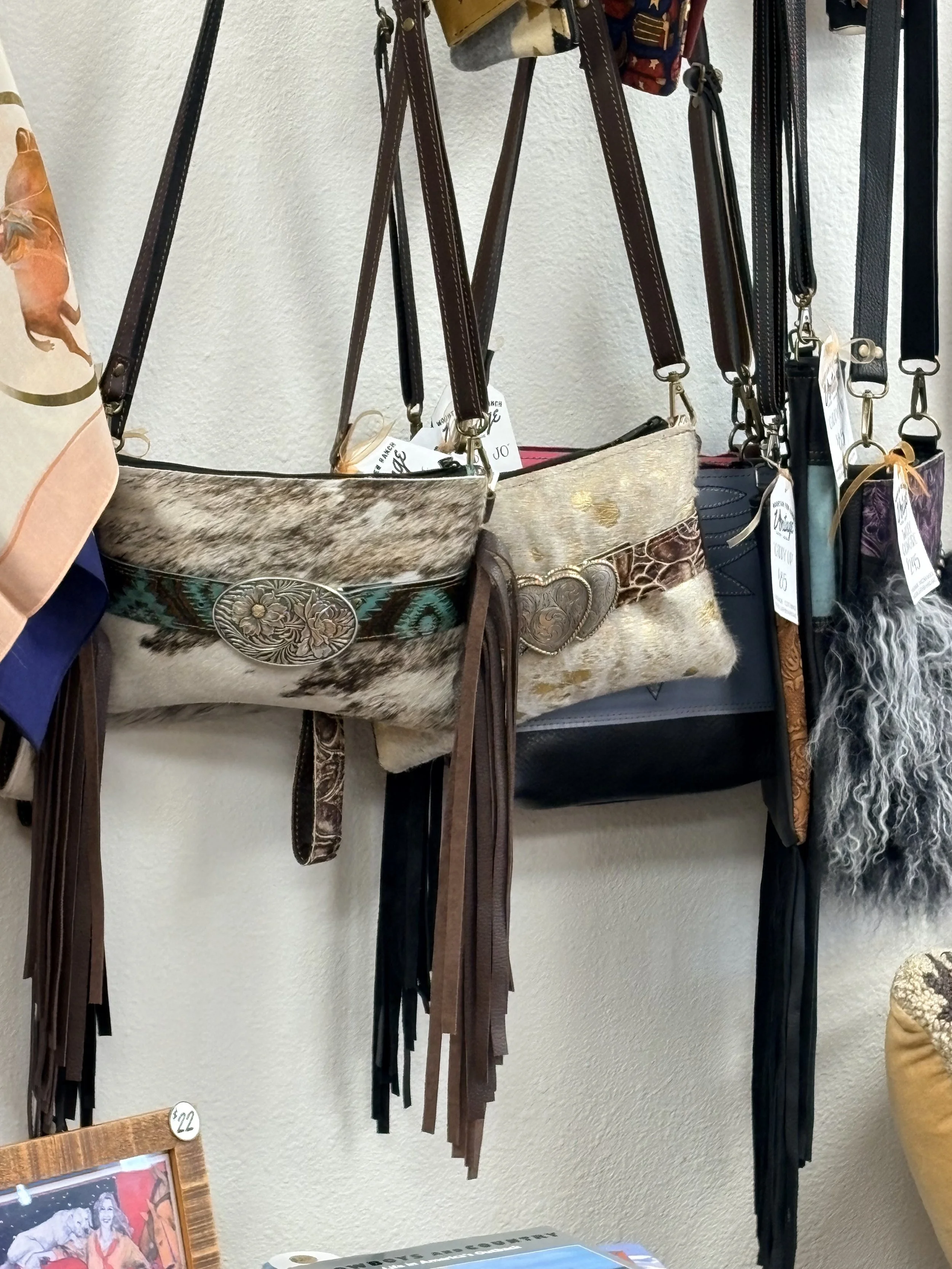 Buckle Purses with Fringe