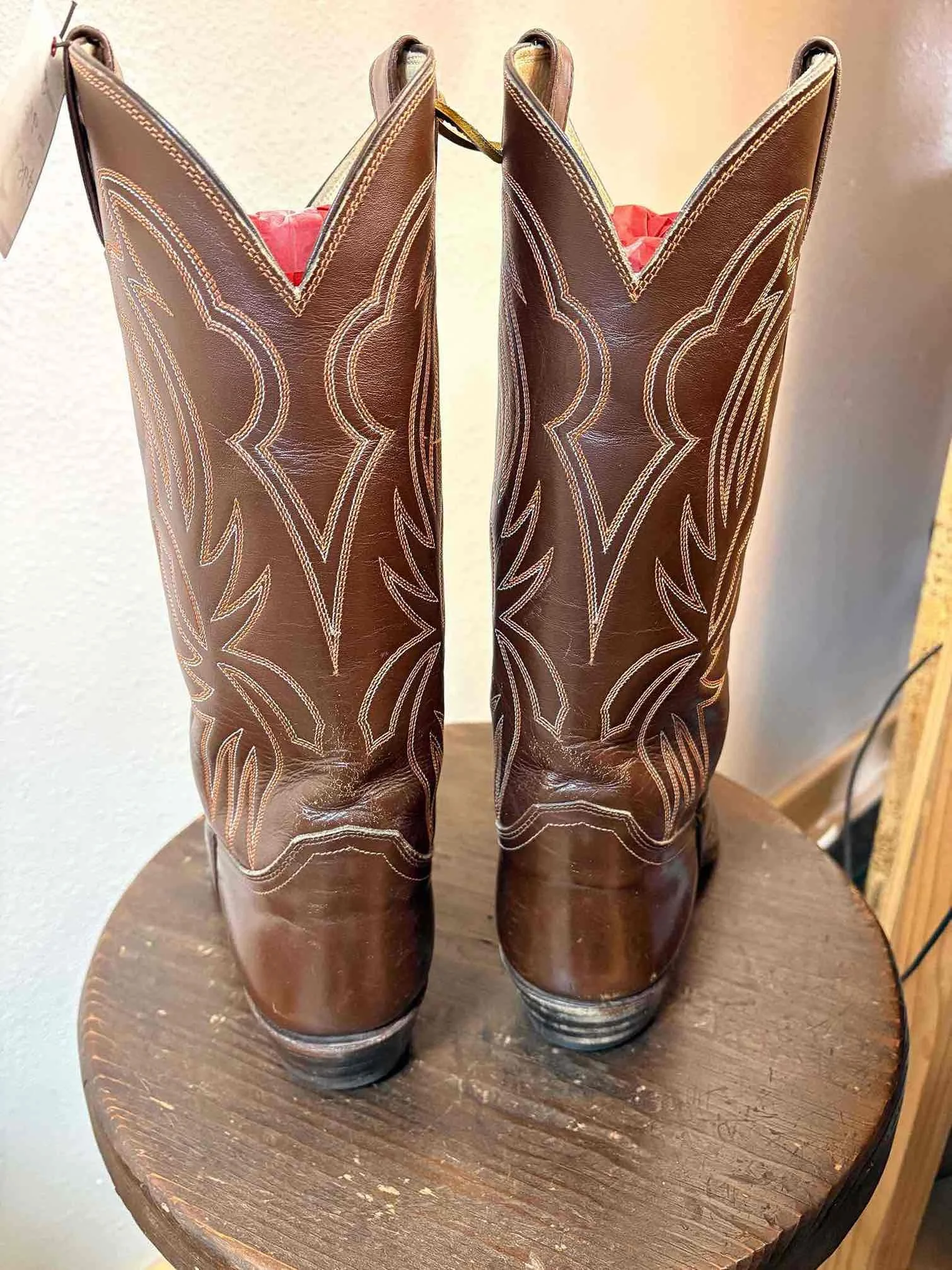 Men's Justin Brown Cowboy Boots #3