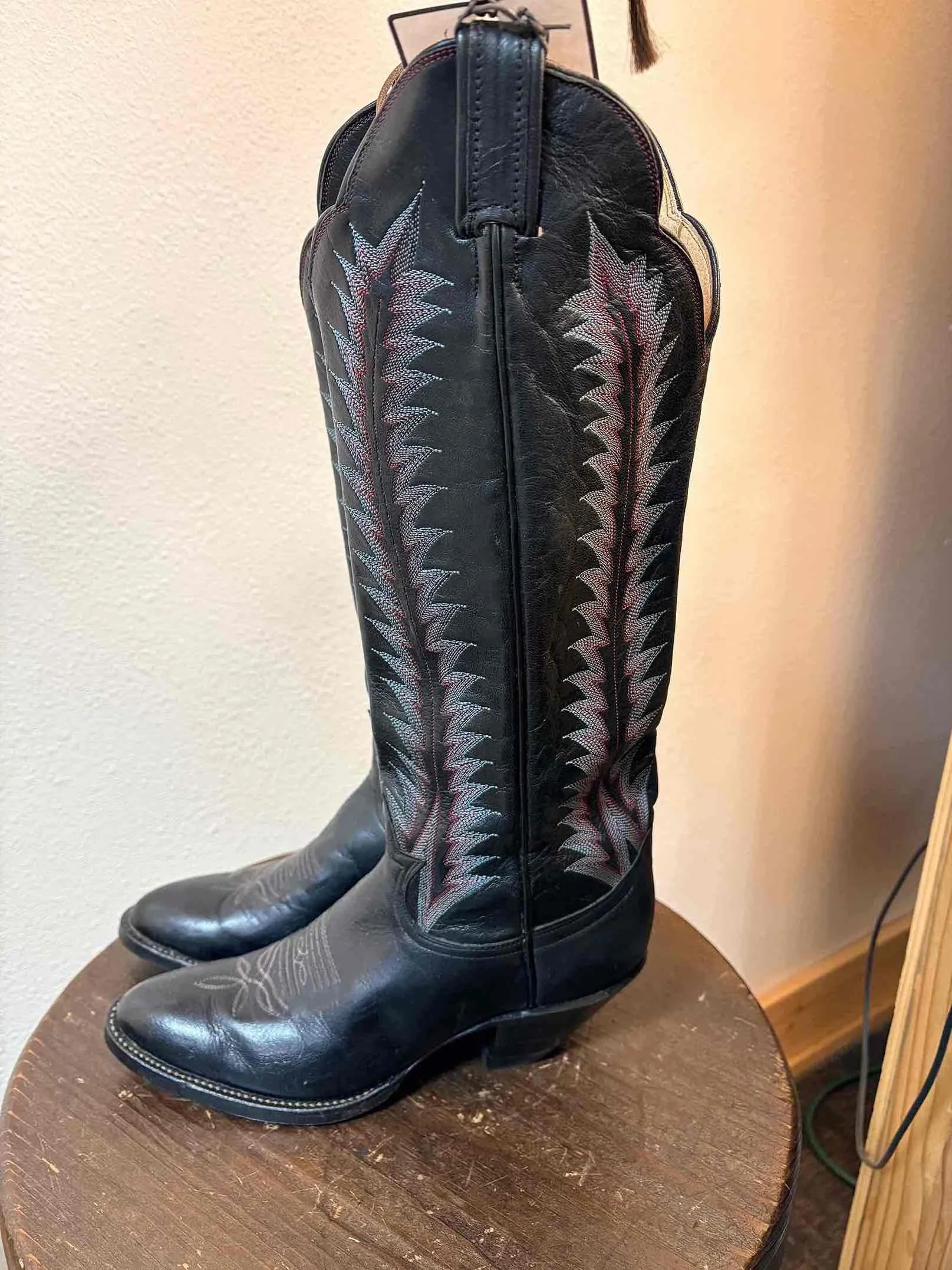 Ladies Black Tony Lama Cowgirl Boots #2