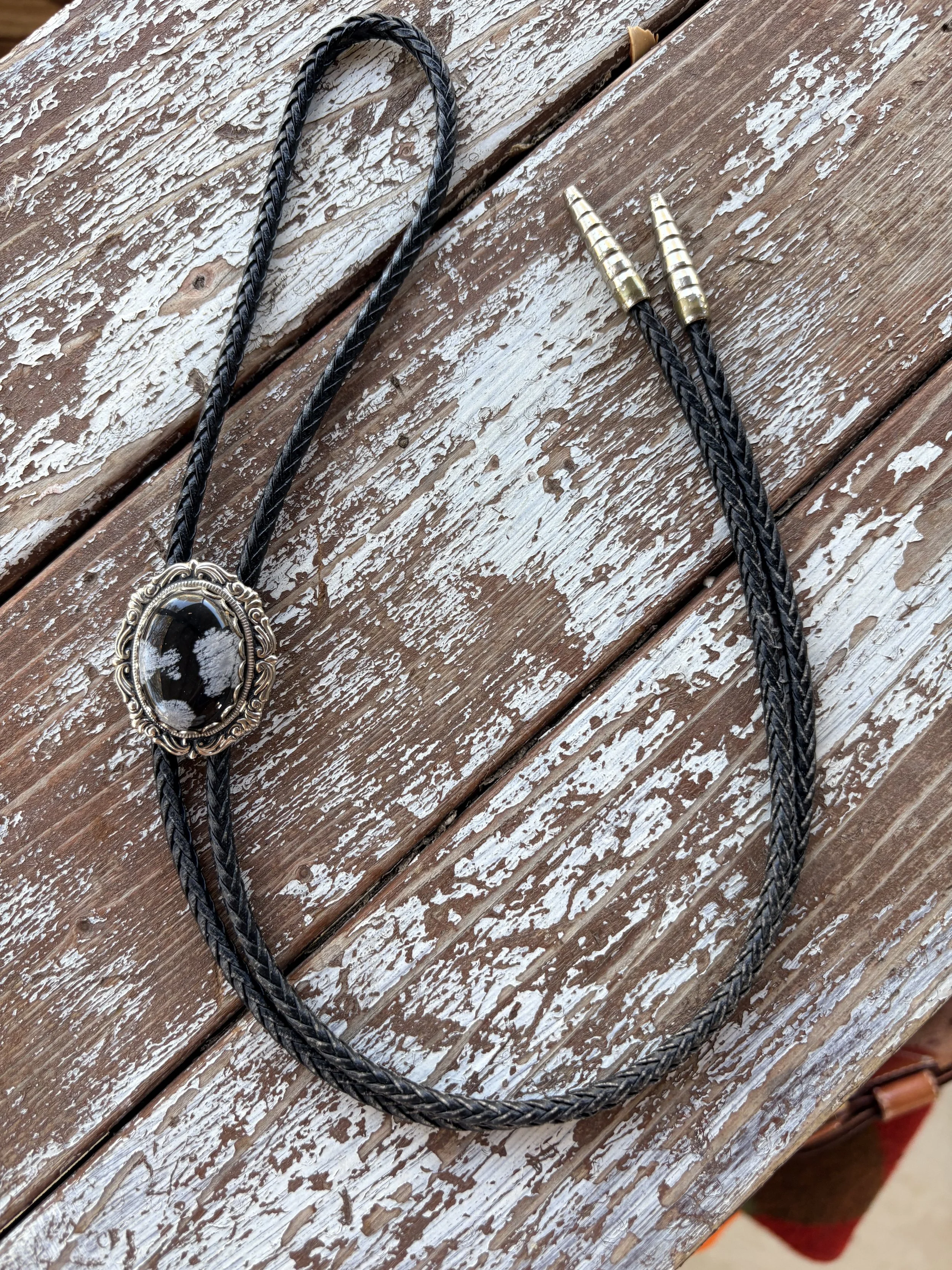 Snowflake Onyx Bolo Tie #4.jpg