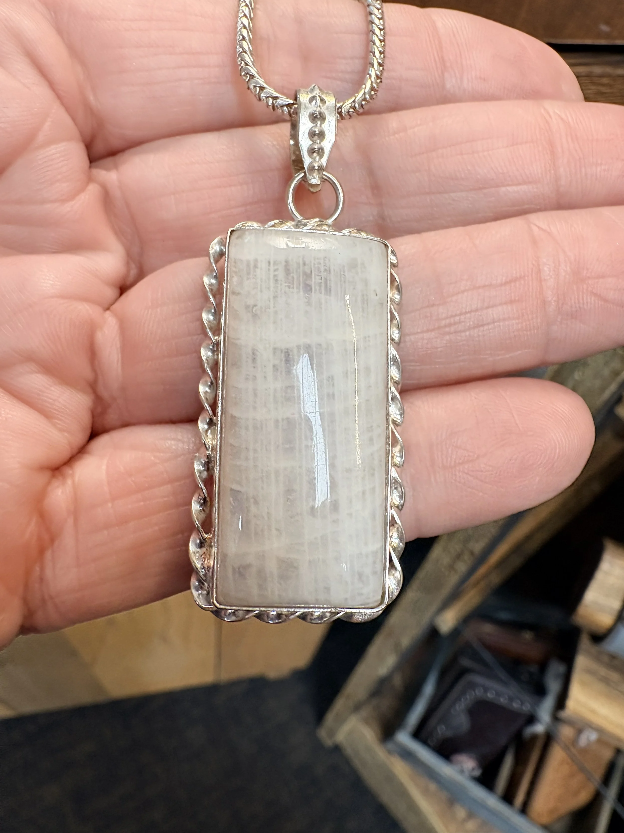 Moonstone & Silver Radiance Necklace | Elegant and Stylish