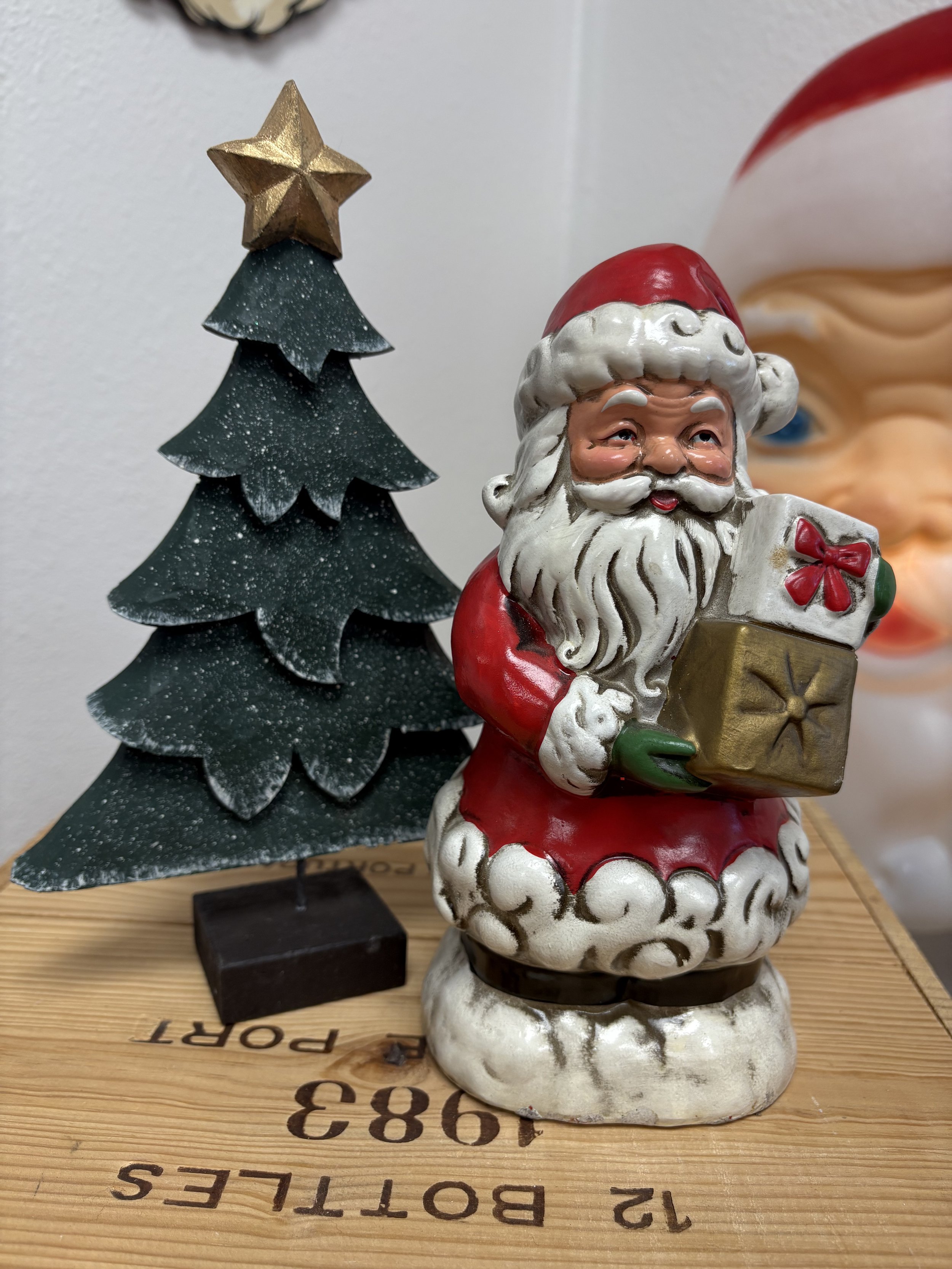 Santa Claus Ceramic Coin Bank