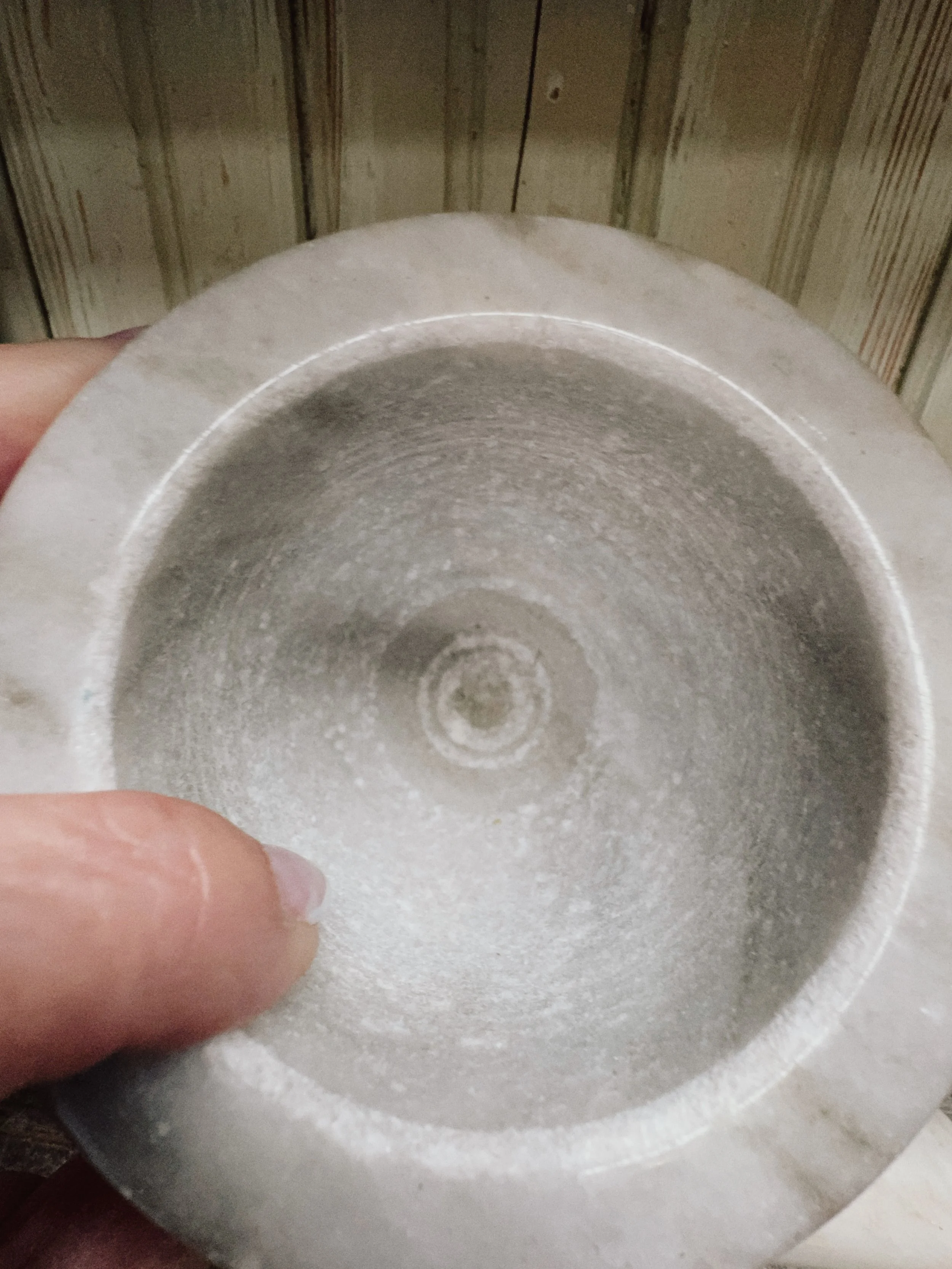 Vintage Mortor Marble Stone & Pestle #2.jpeg