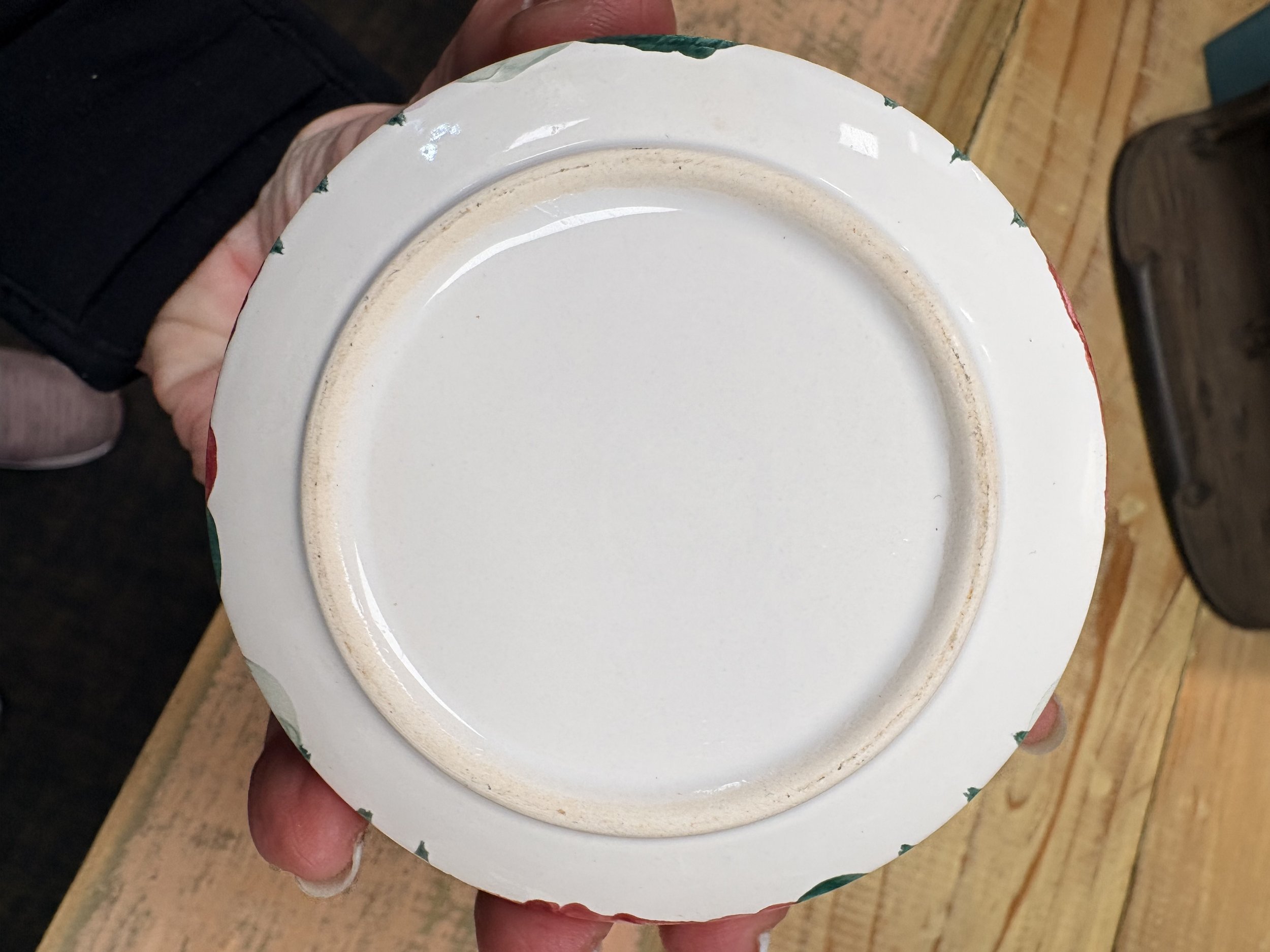 Cute Round Floral Dish #4