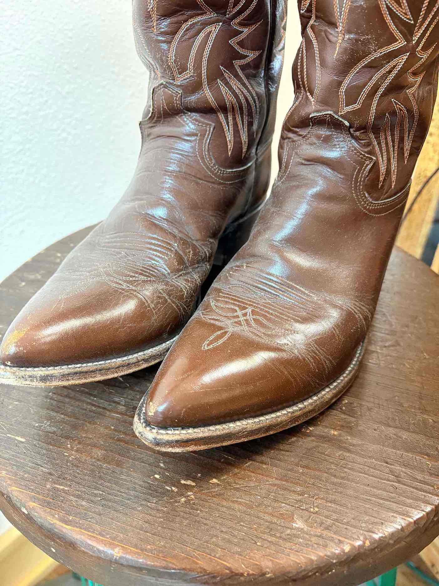 Men's Justin Brown Cowboy Boots #2