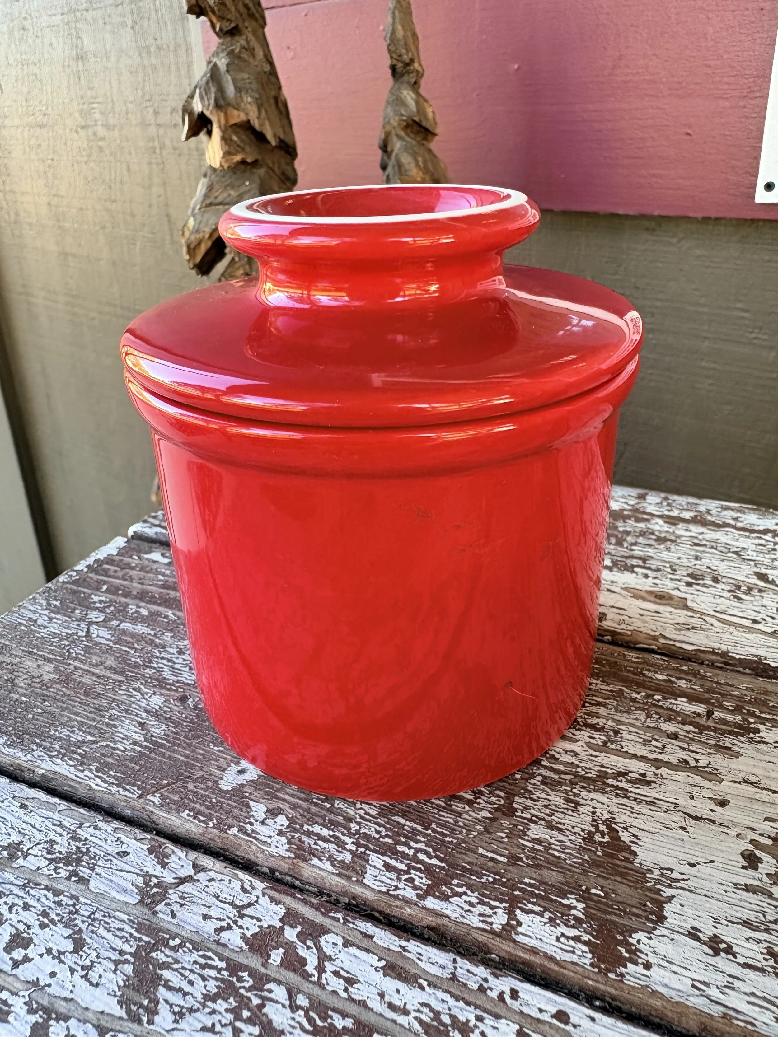 L. Tremain French Ceramic Bell Butter Crock