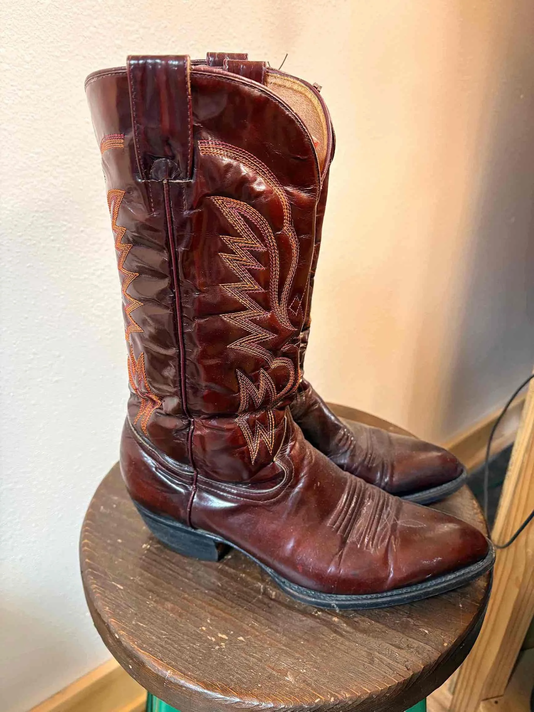 Mens Justin Brown Cowboy Boots #3