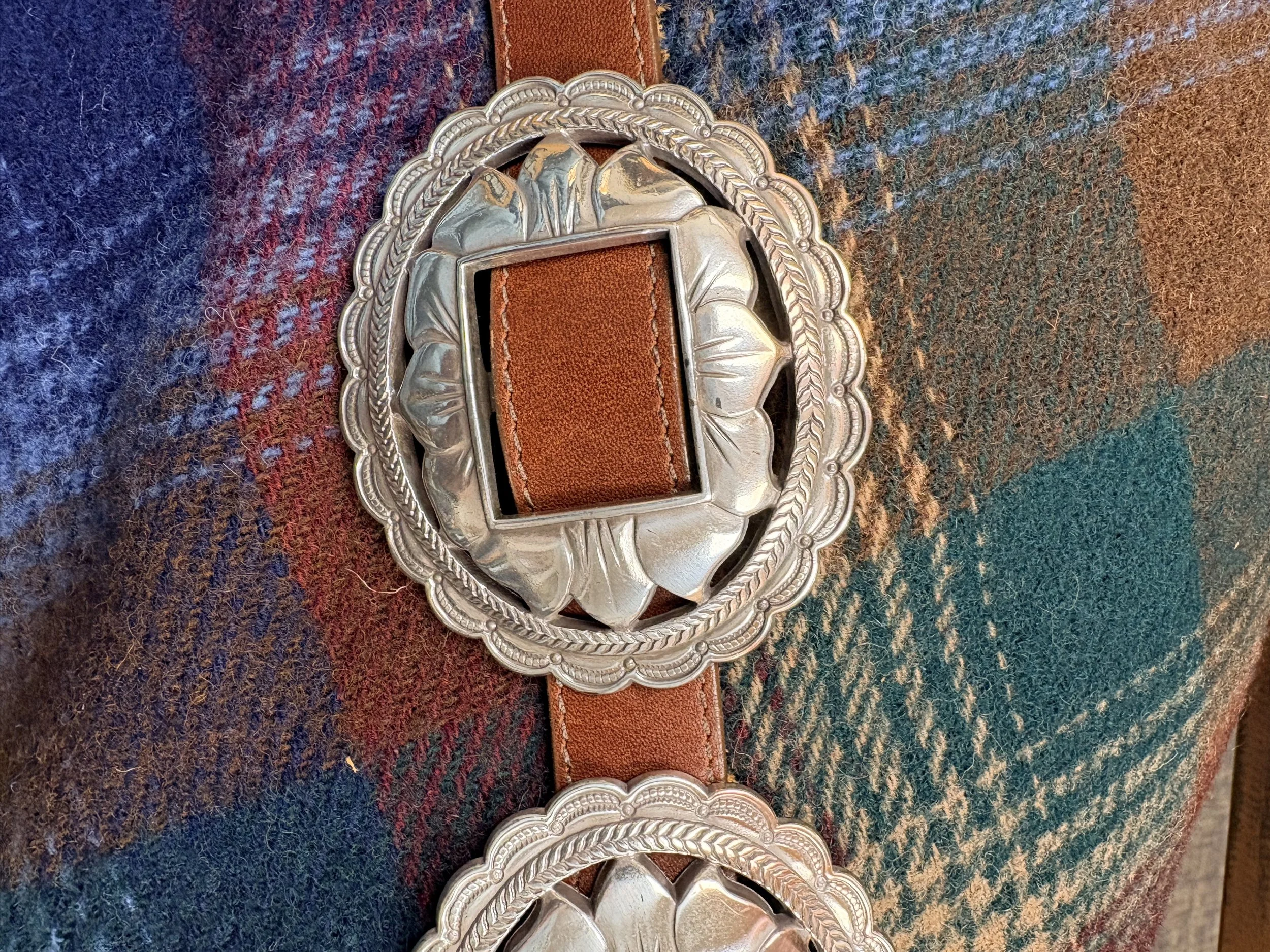 Vintage Brighton Heavy Concho Belt #3.jpg