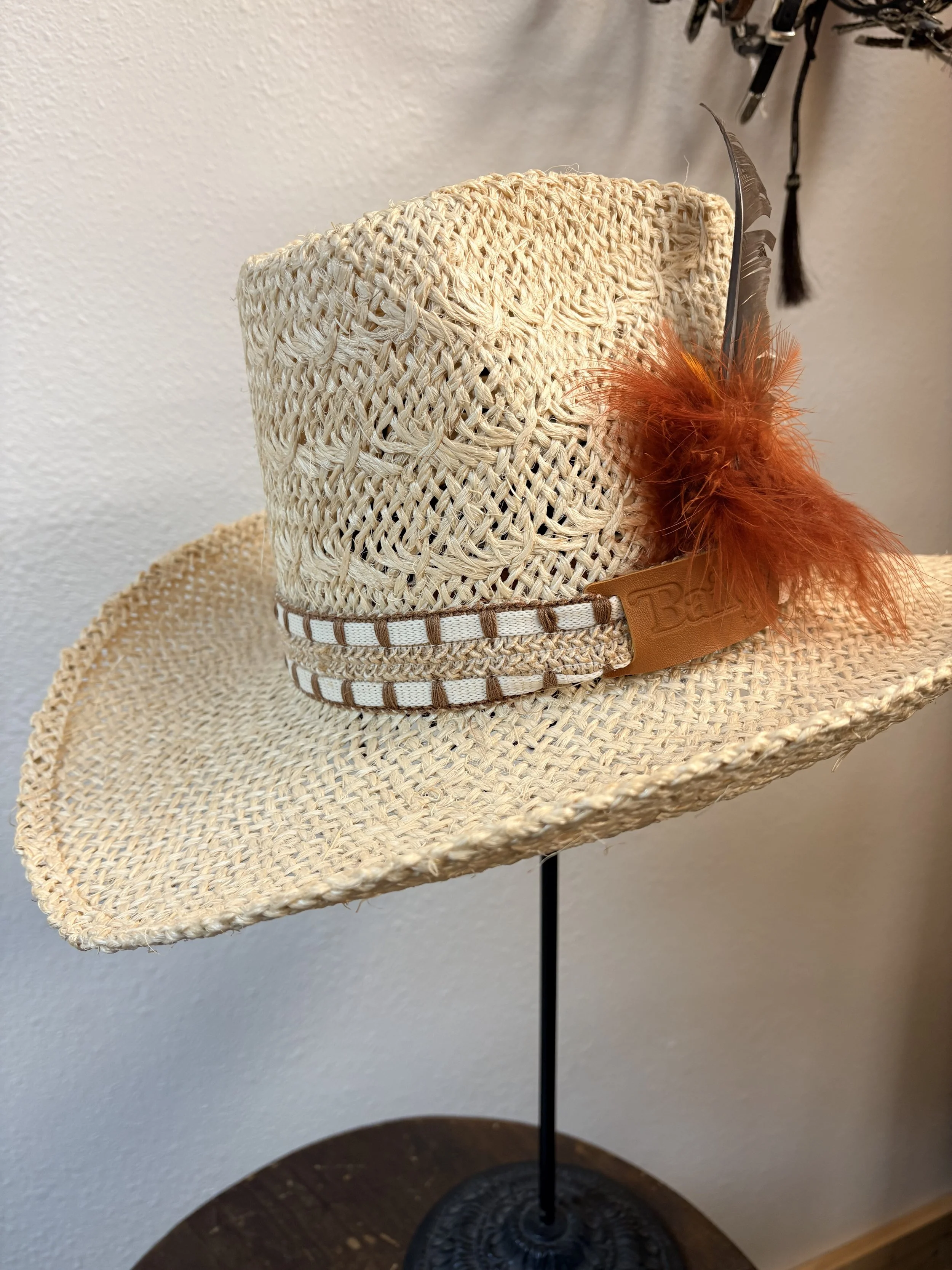 Vintage Bailey Straw Cowboy Hat | Western Fashion