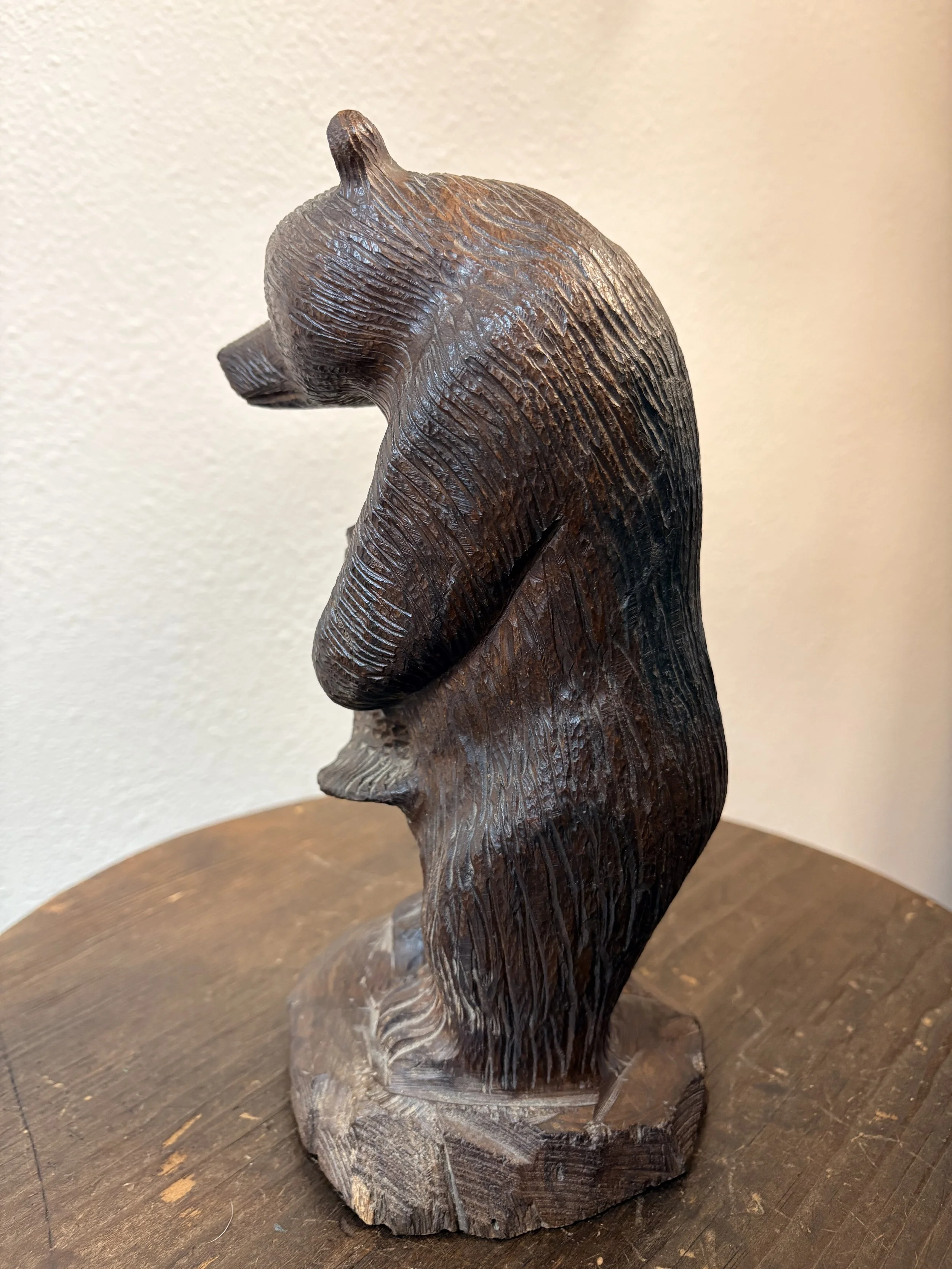 Wooden Carved Bear with Fish #5.jpg