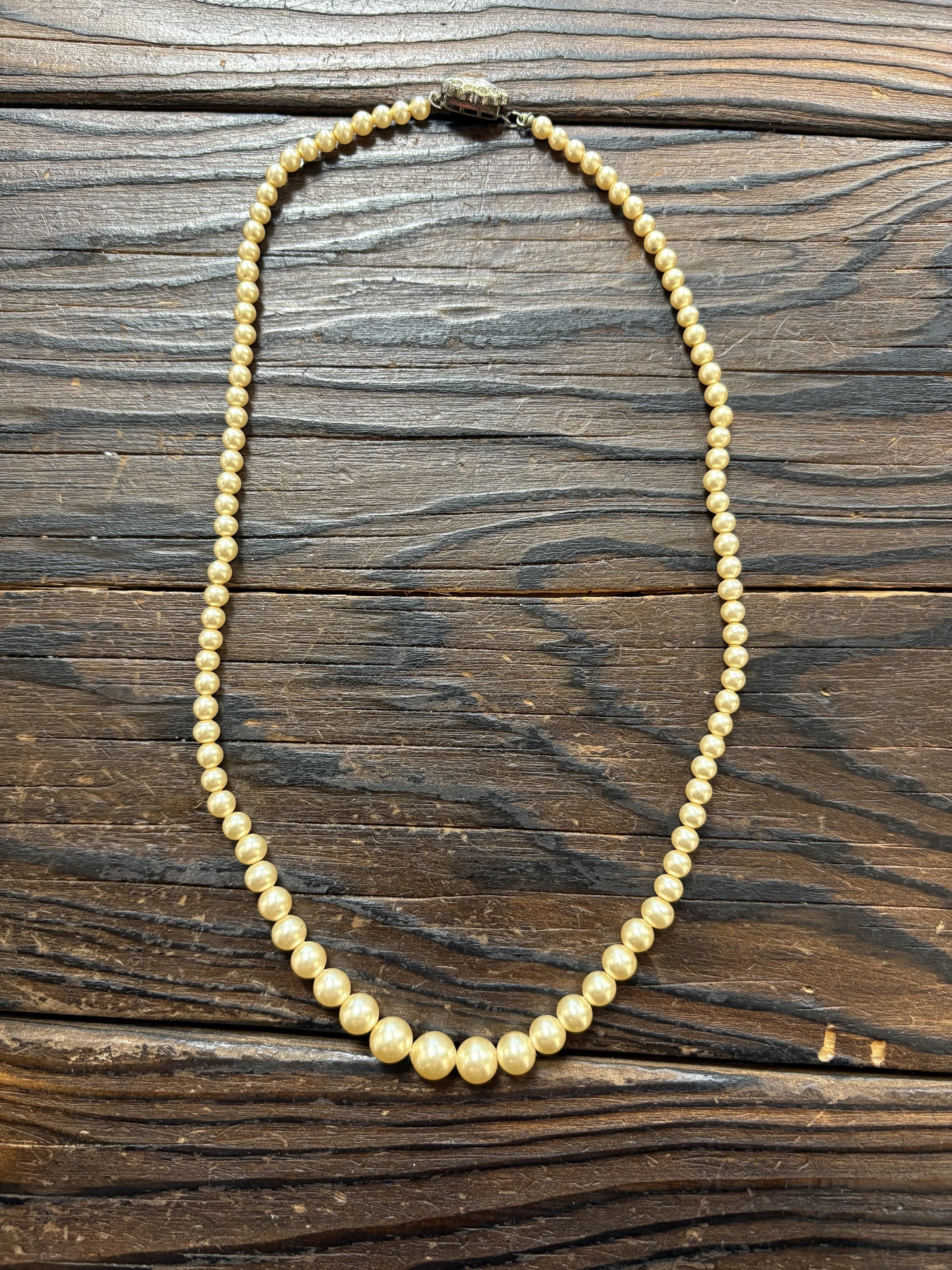 Rare Champagne Pearl Necklace #1.jpg
