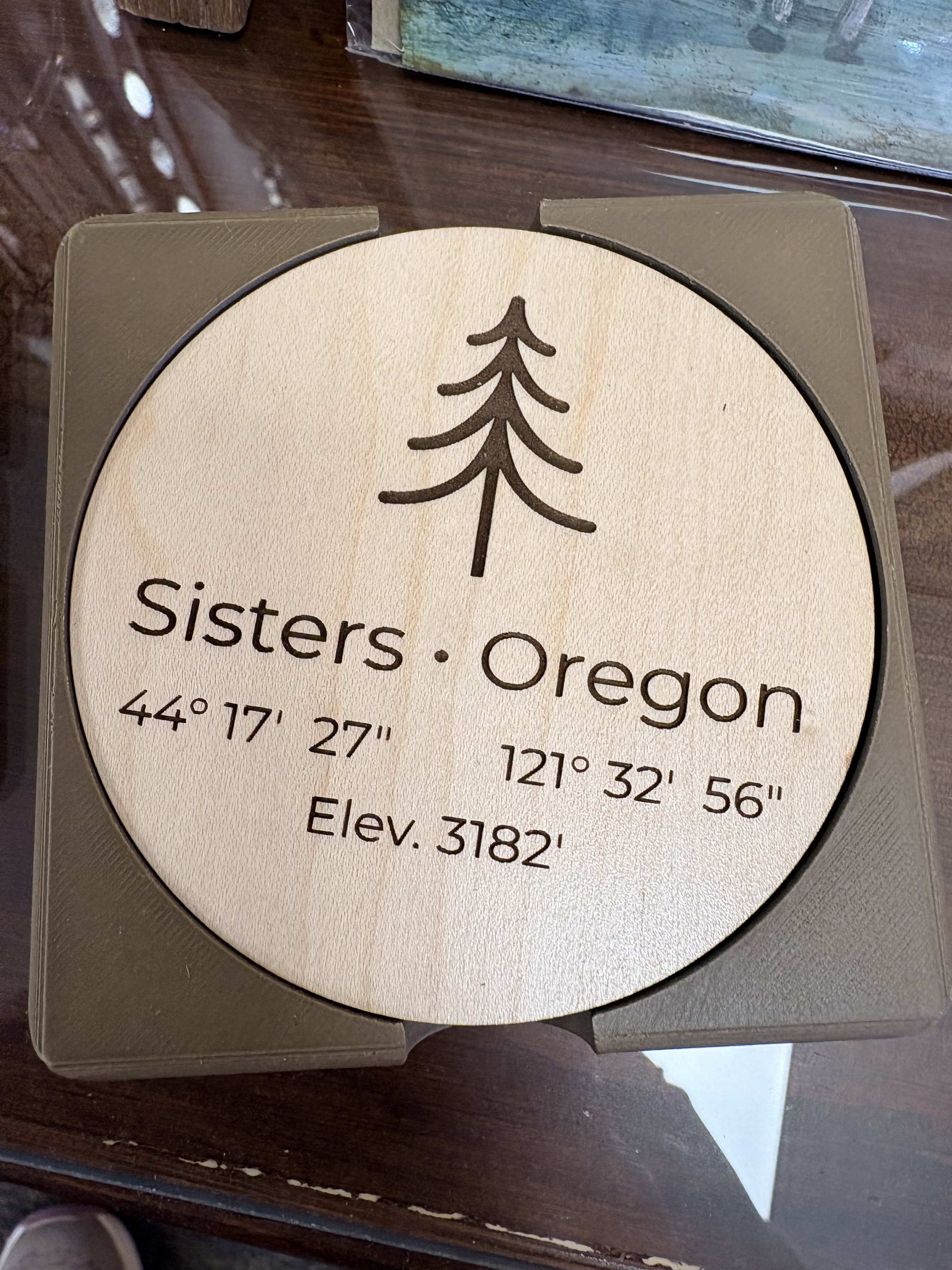Sisters Oregon Maple Coasters.jpg