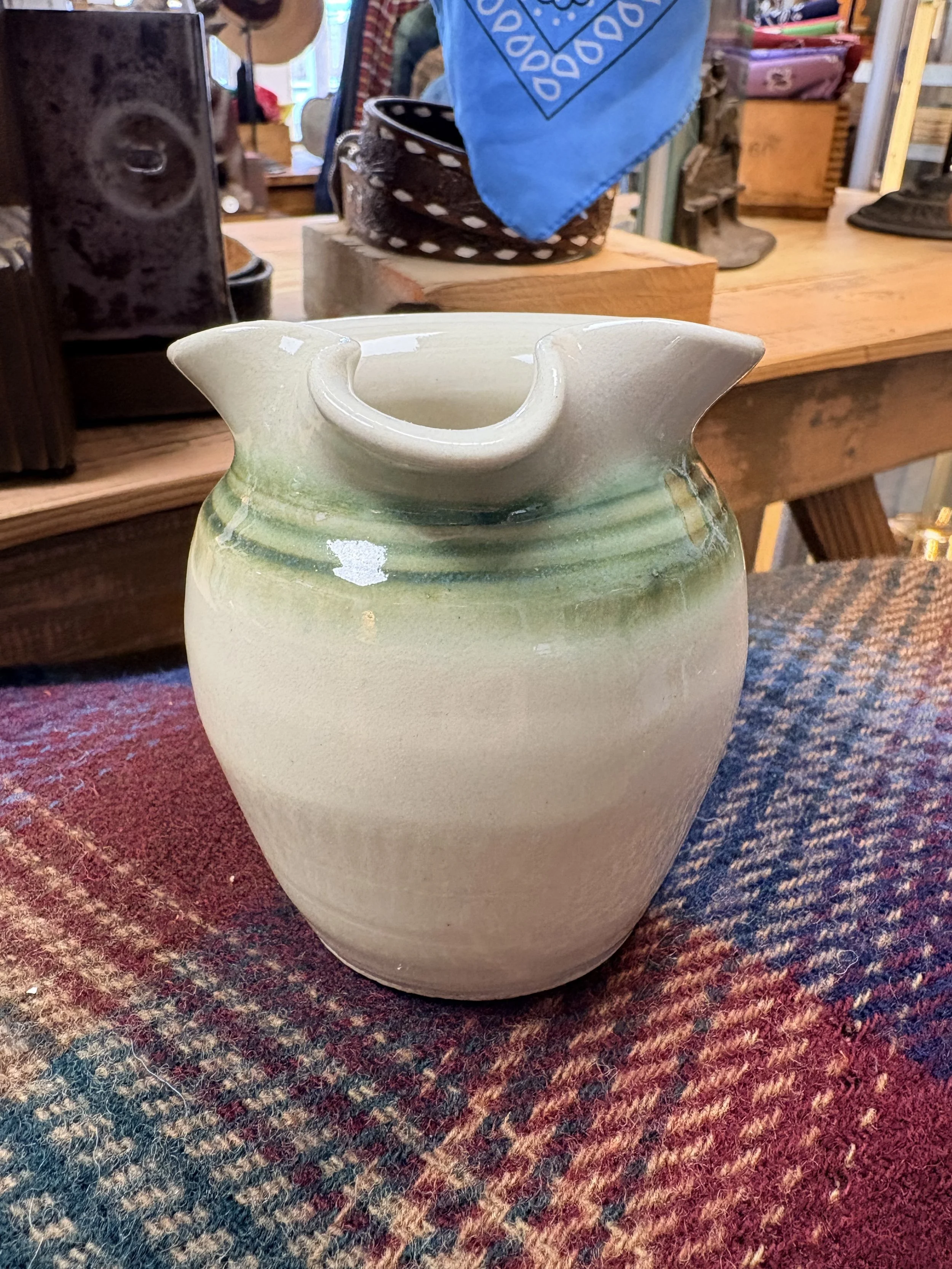 Stoneware Green Pitcher #3.jpg