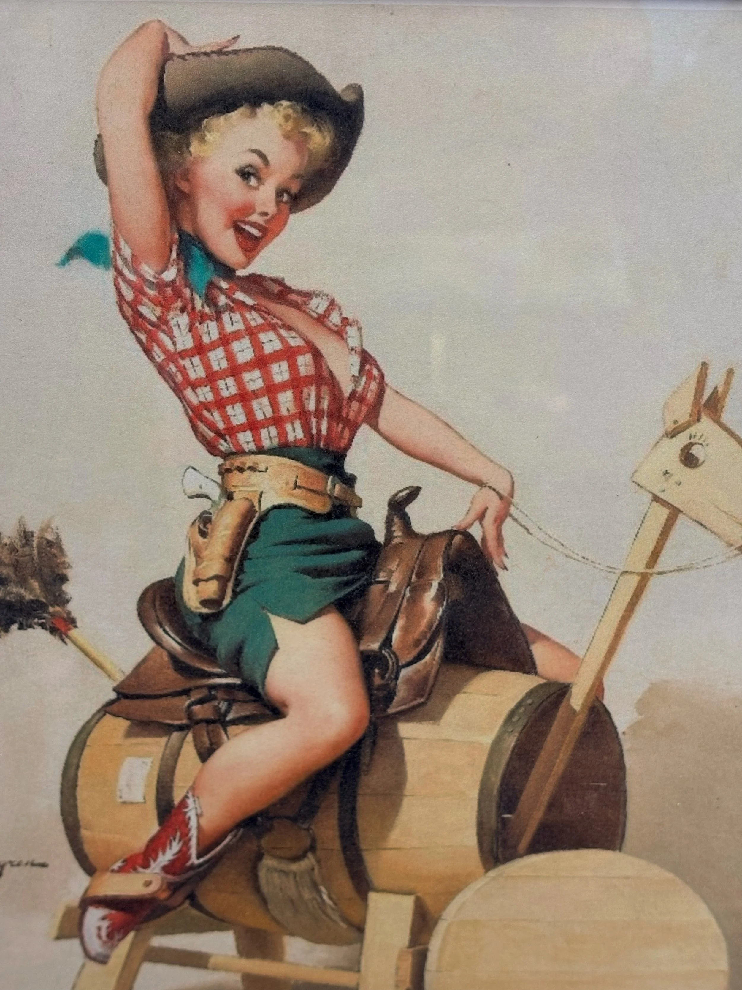 Elvgren Roudy Cowgirl #2