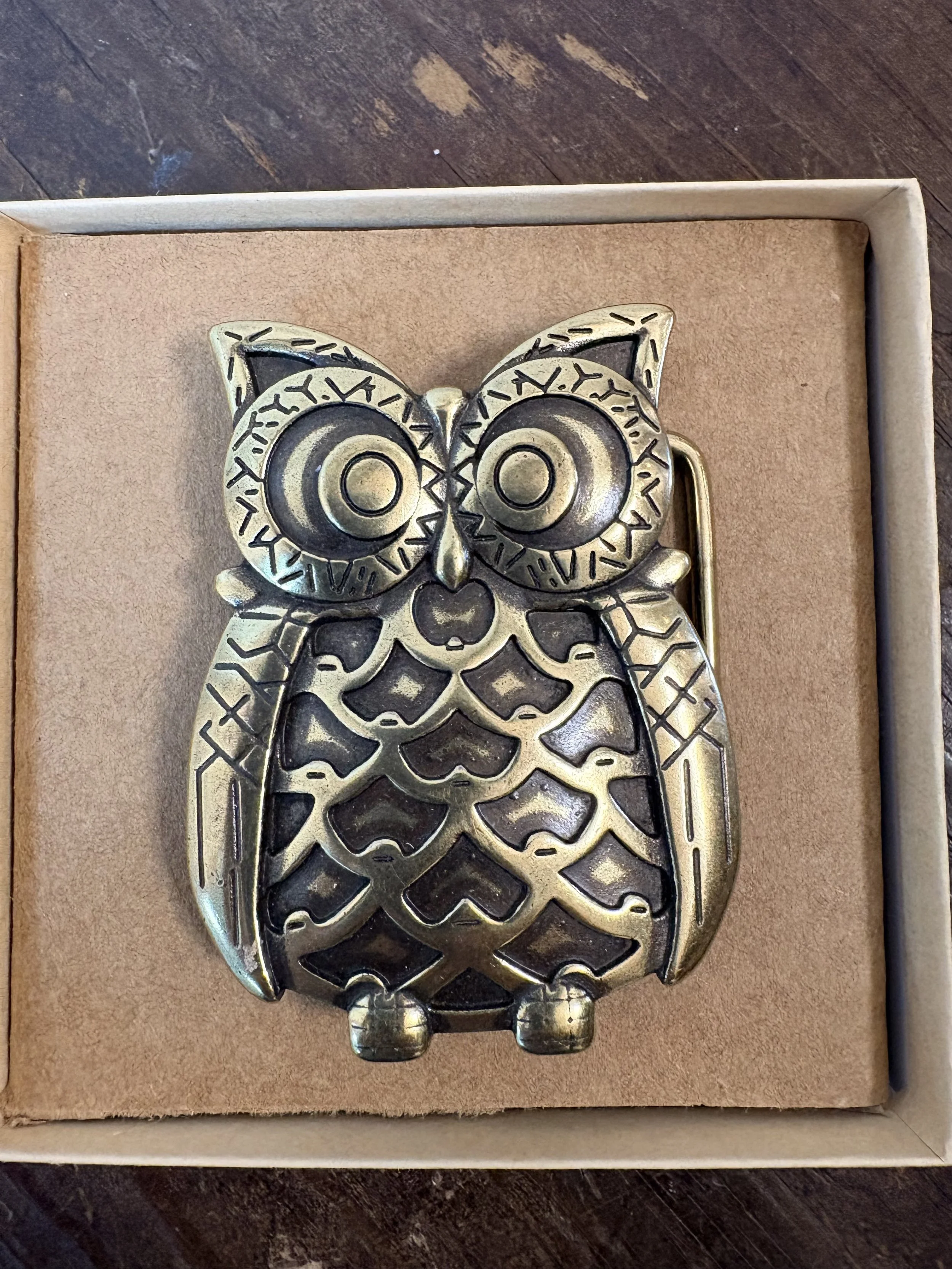 Vintage Brass Owl Buckle | Super Cute | Buy Now