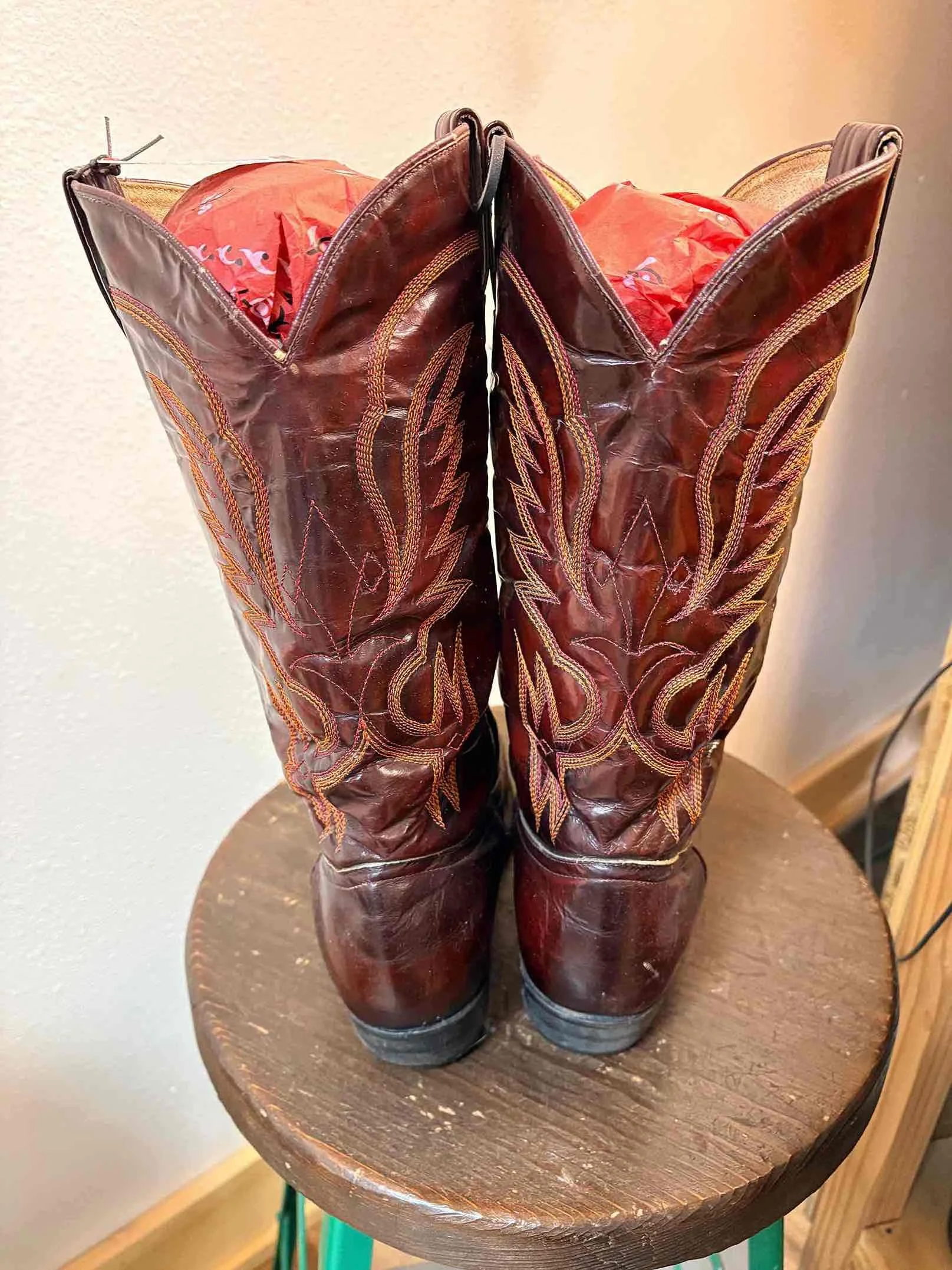 Mens Justin Brown Cowboy Boots #4
