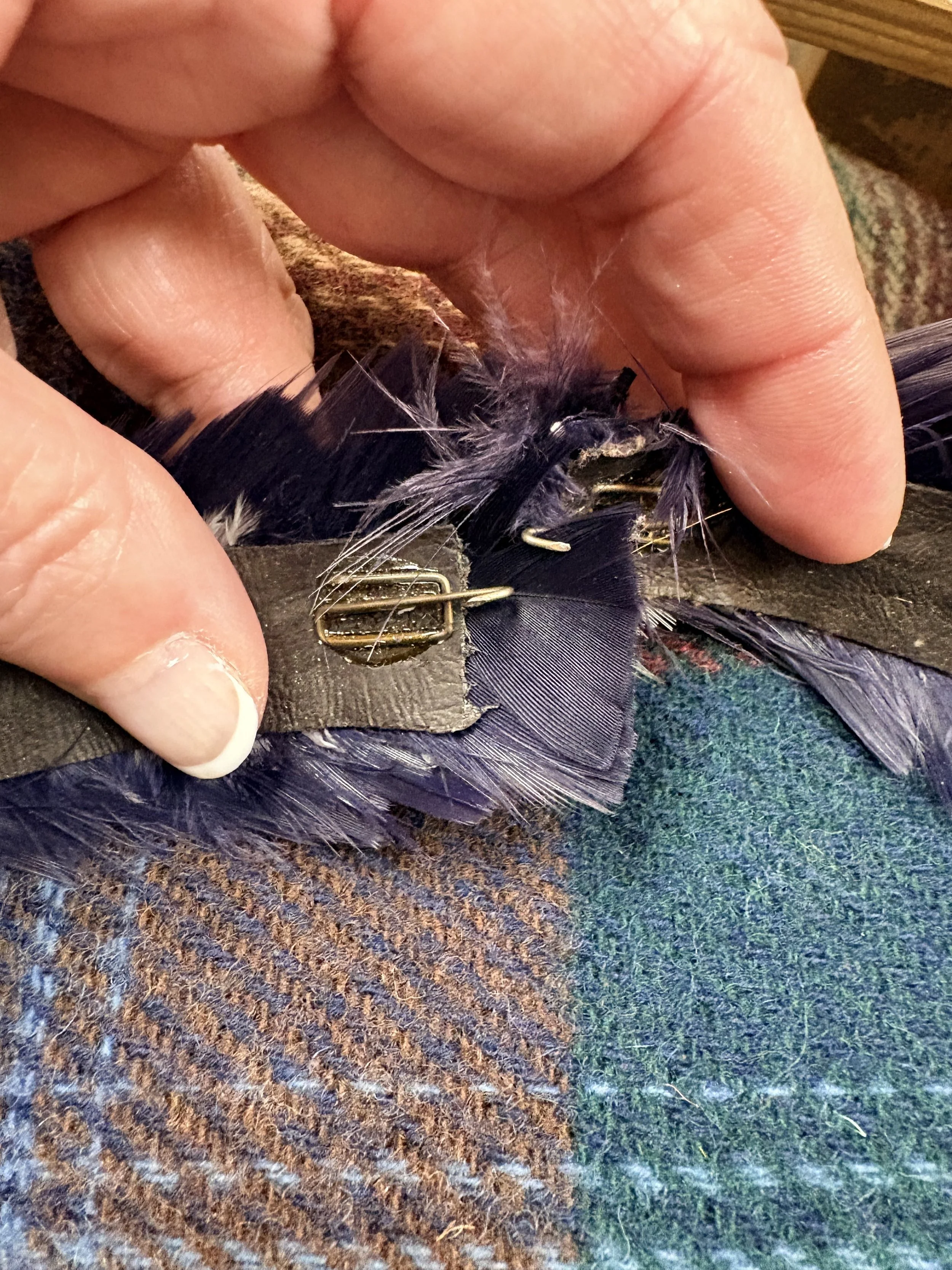 Carol Pace Feather Hat Band #8.jpg