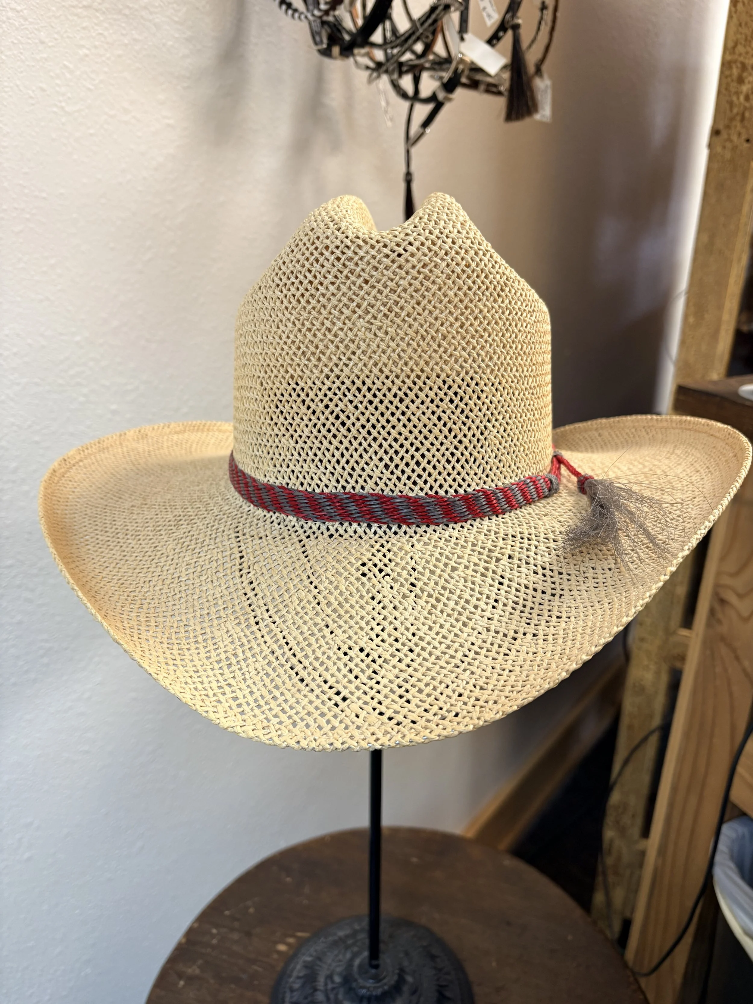 Larry Mahan Mesh Straw Hat | Size 7 | USA Made