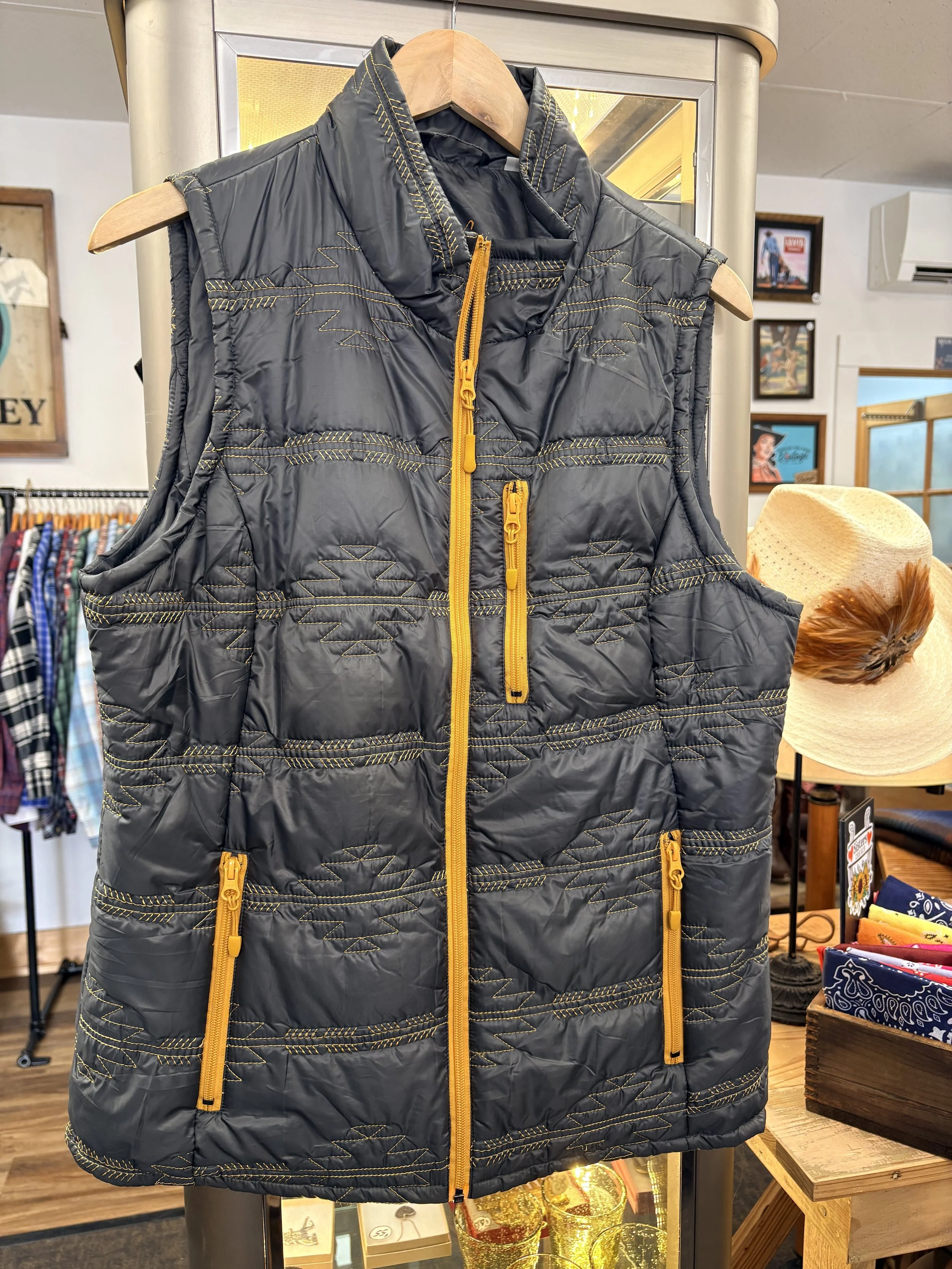 Sherry Cervi Southwest Quilted Vest | Size XL