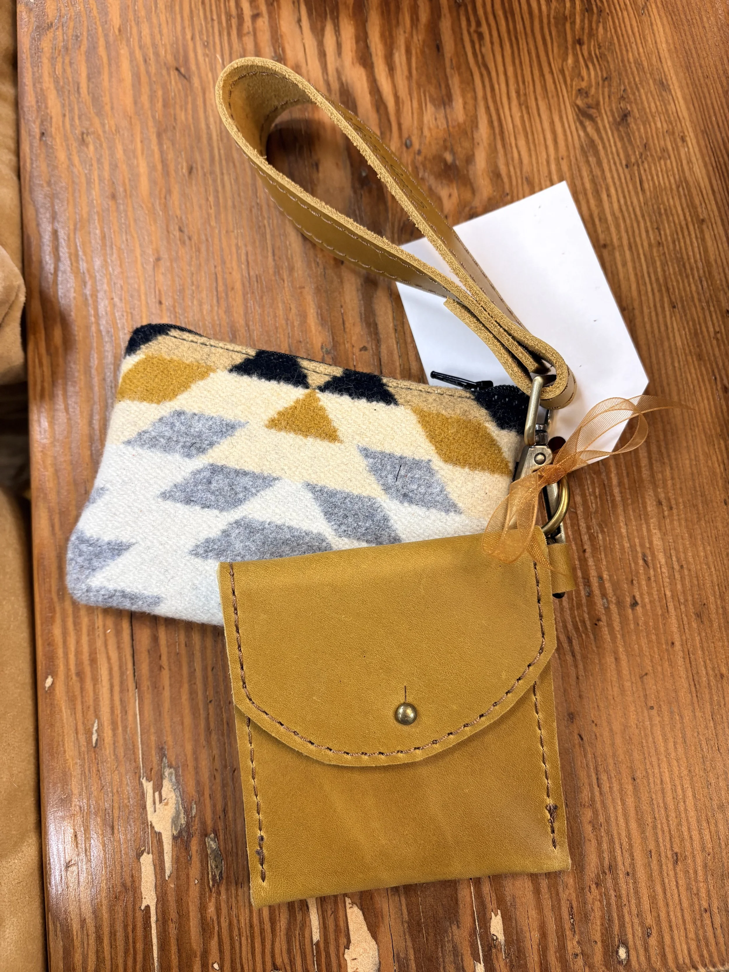 Handmade Wrist Wallets with Leather Straps | Oregon Made