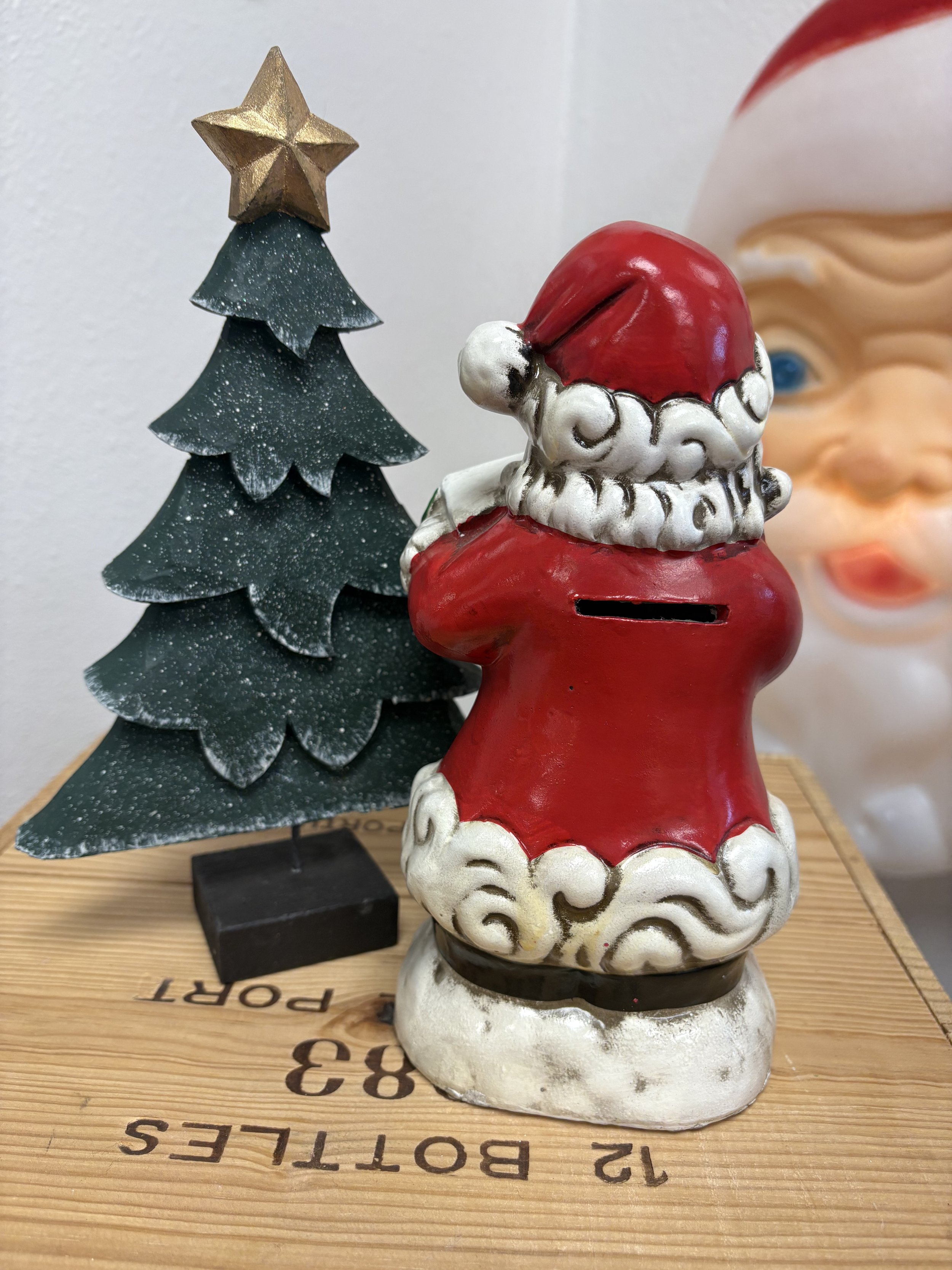 Santa Claus Ceramic Coin Bank