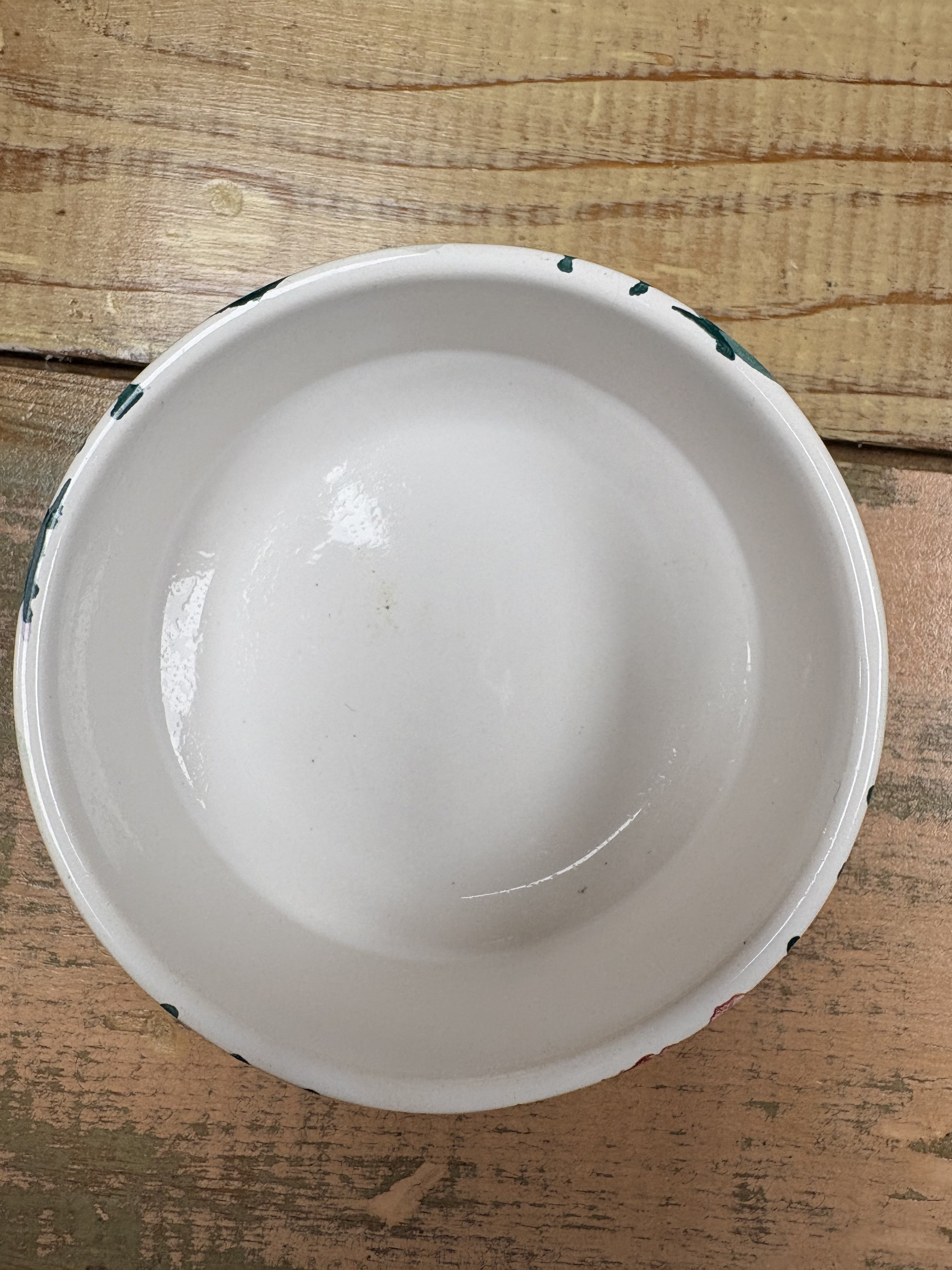 Cute Round Floral Dish #3