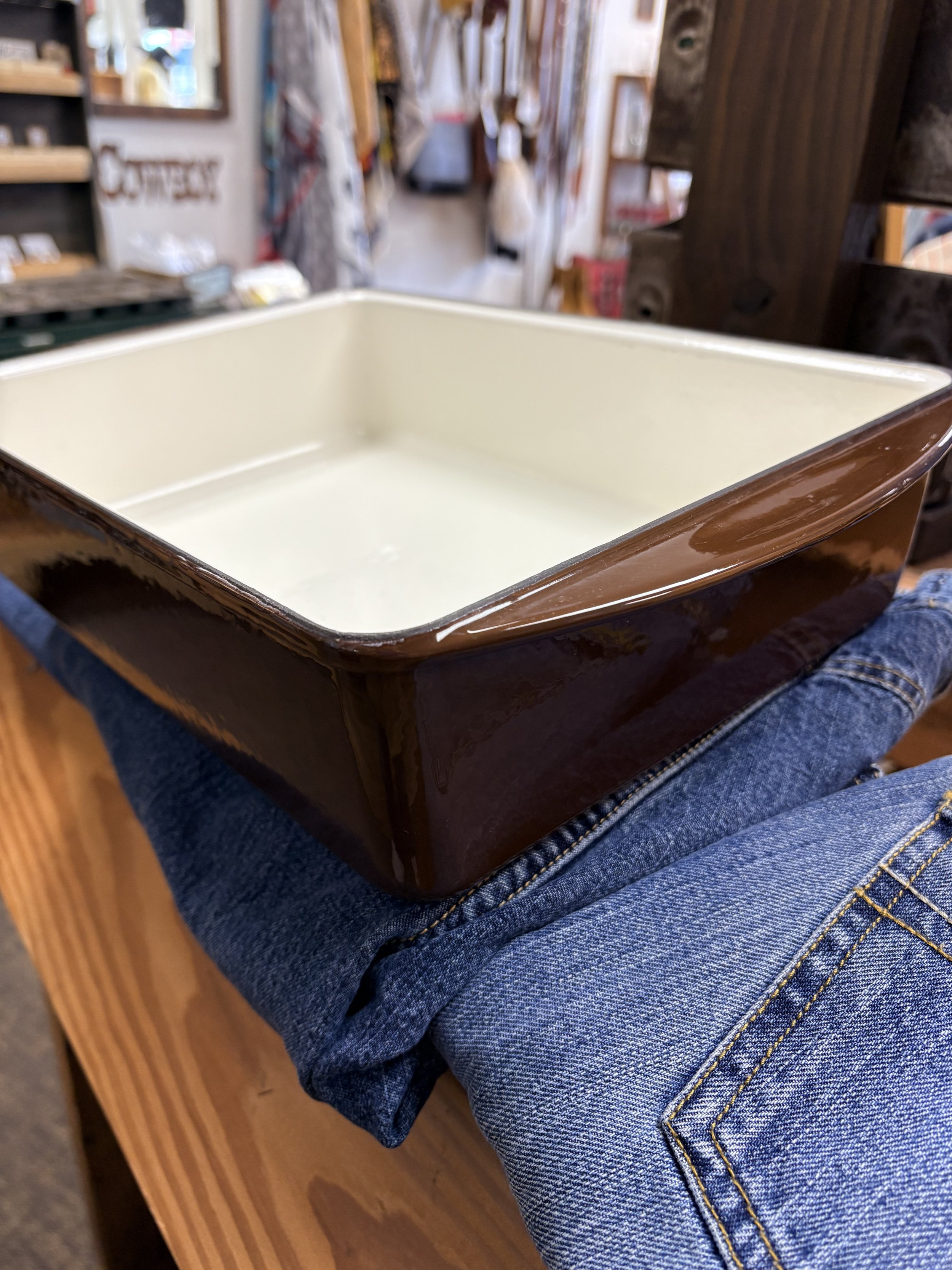 Vintage Copco Denmark Cast Iron Lasagna Pan by Michael Lax