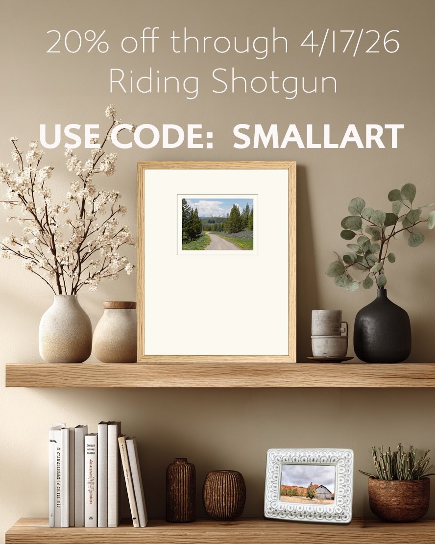 Riding Shotgun collection 20% off through Friday.
Link in bio. www.trendaroch.com
Use code: SMALLART
#ridingshotguntrendaroch #trendaroch #roadtripphotography