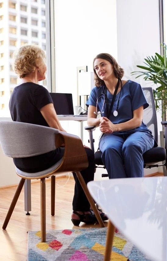 Pelvic floor physiotherapy session for menopause-related pelvic symptoms at Ova Women’s Health in Burnaby BC