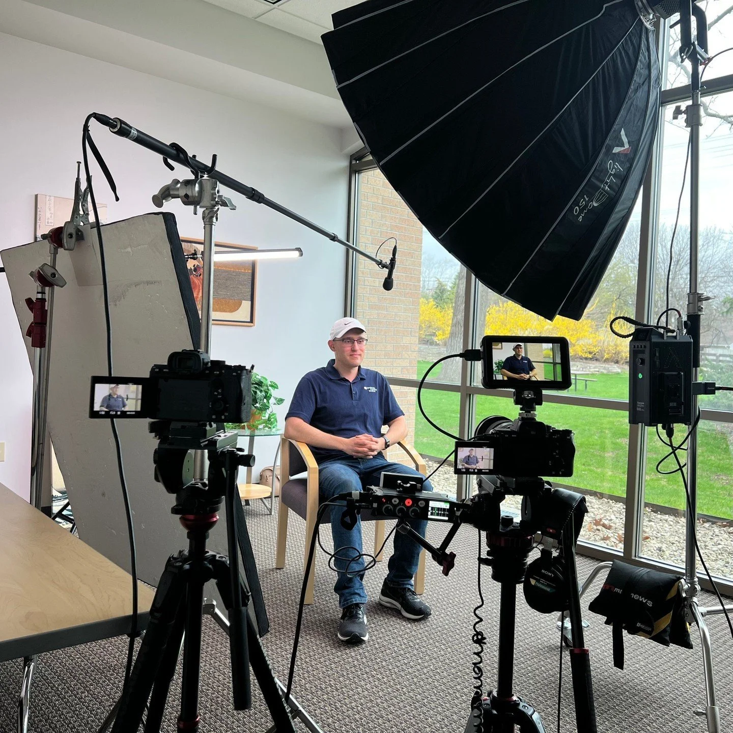 Video Interview Setup - Madison Wisconsin Video Production