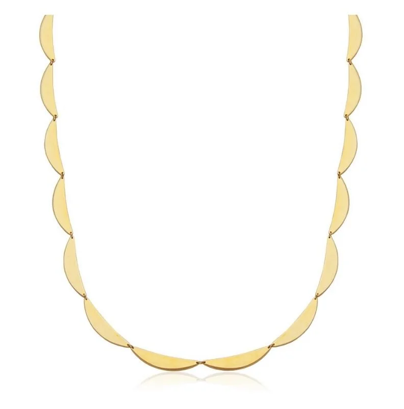 Crescent Station Necklace