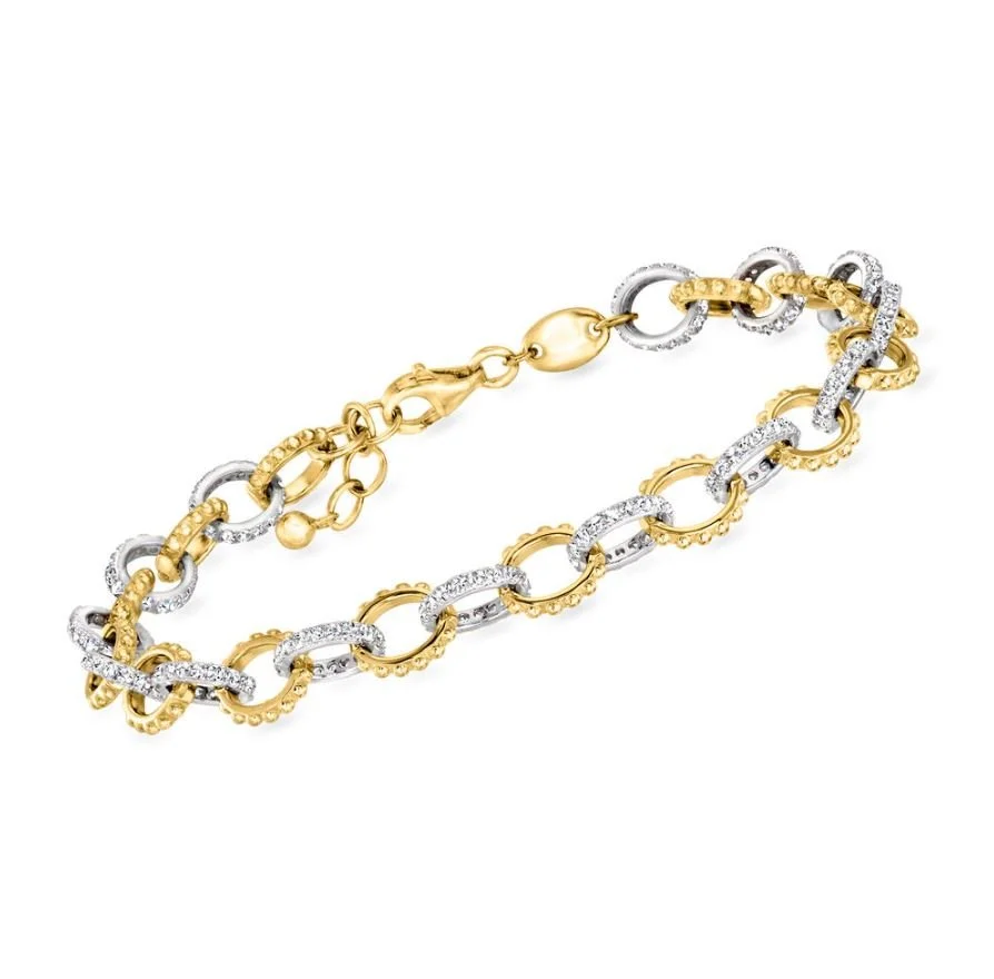 Elise Two Tone Bracelet