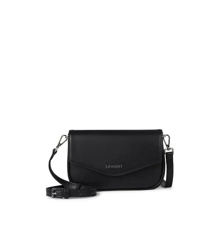 The Gabby – 2-in-1 Black Vegan Leather Handbag