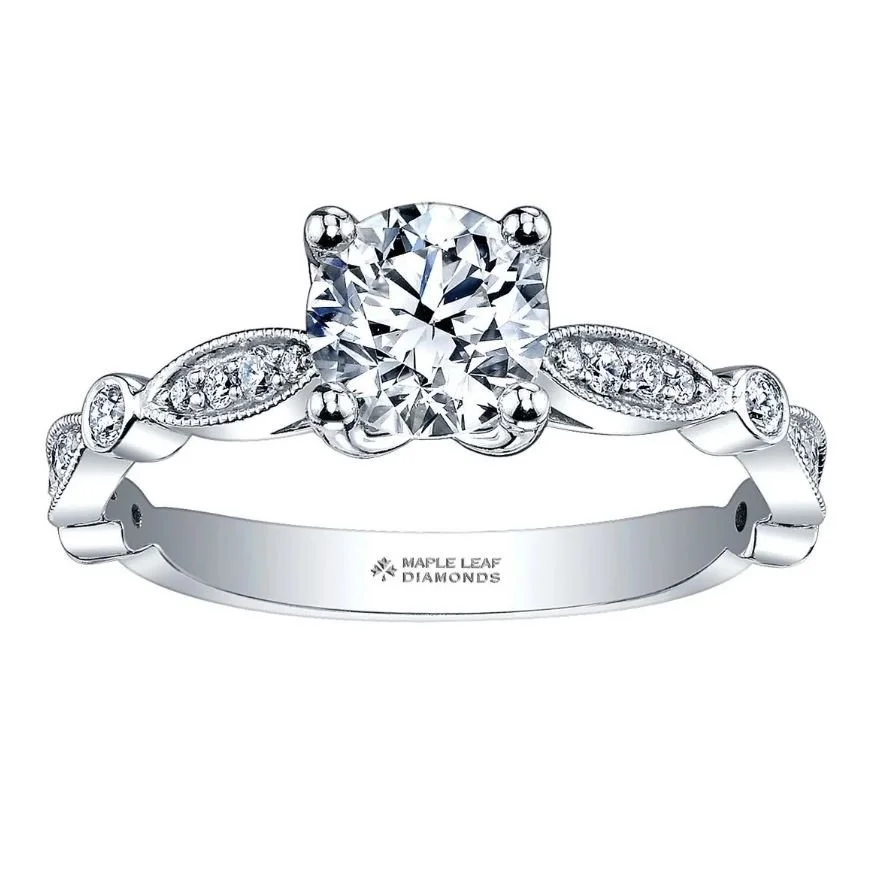 Maple Leaf  Eternal Flames Ring