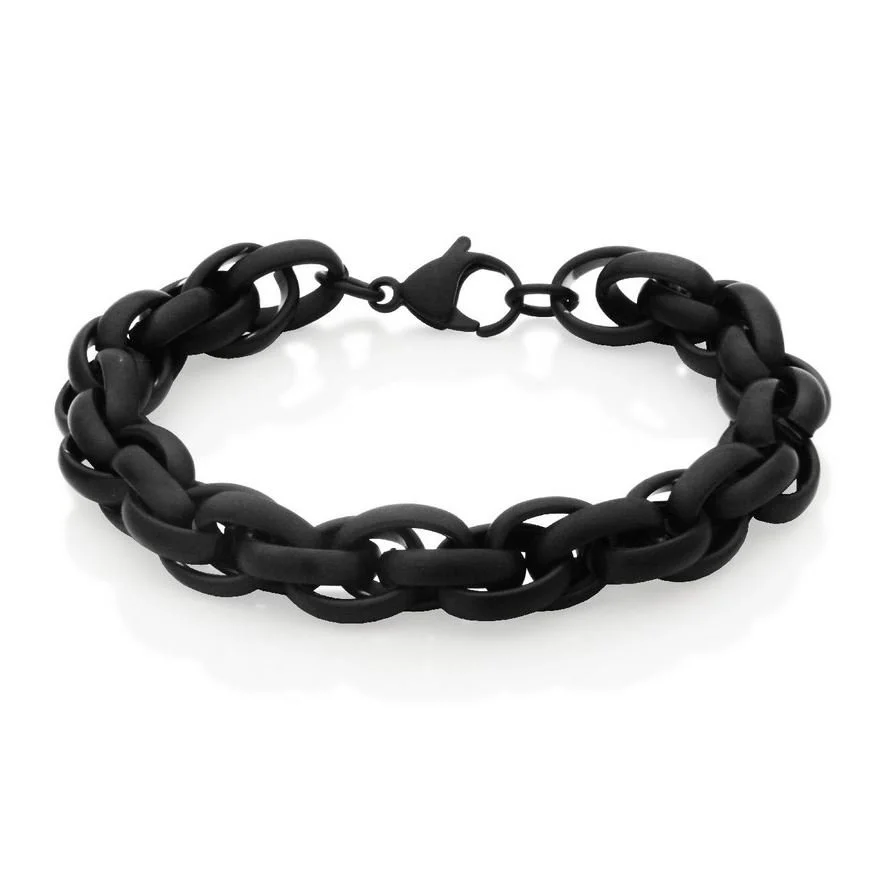 STEELX Black Chain Bracelet