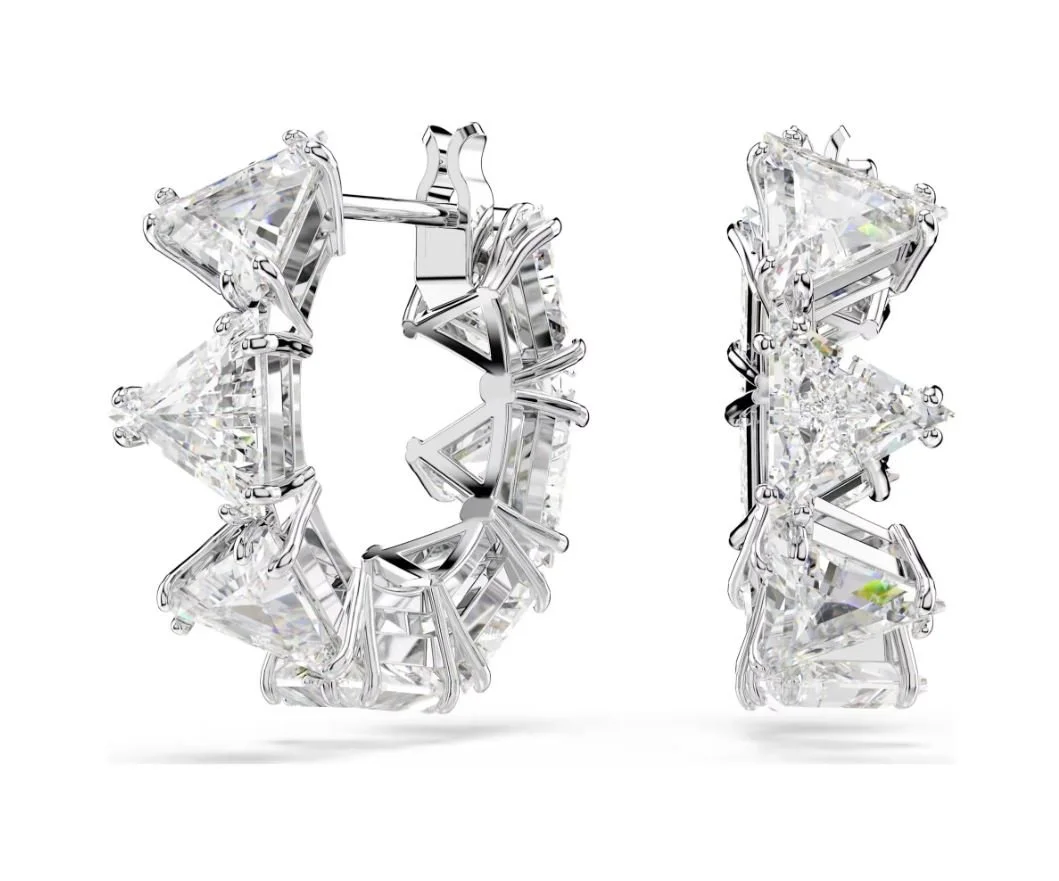 Matrix hoop earrings