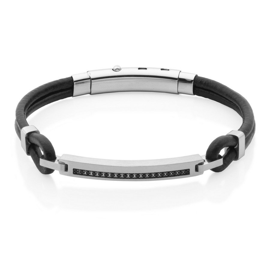 ID Leather Bracelet