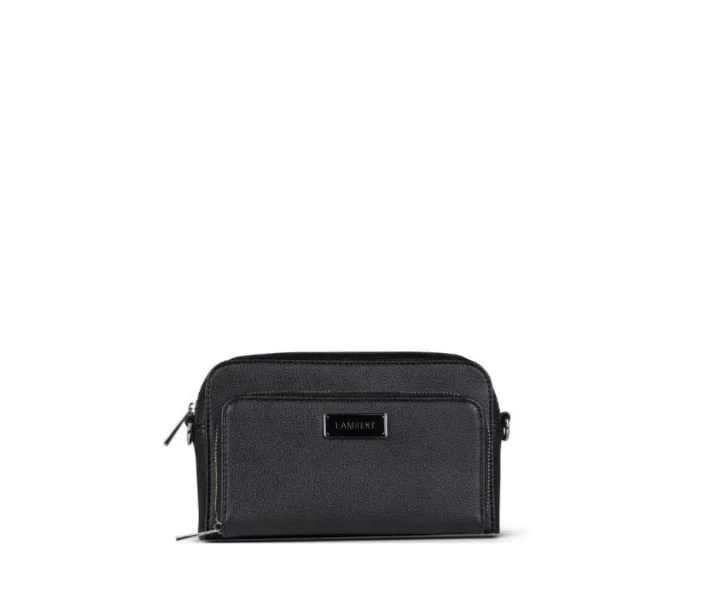 The Ana - 3-in-1 Black Vegan Leather bag