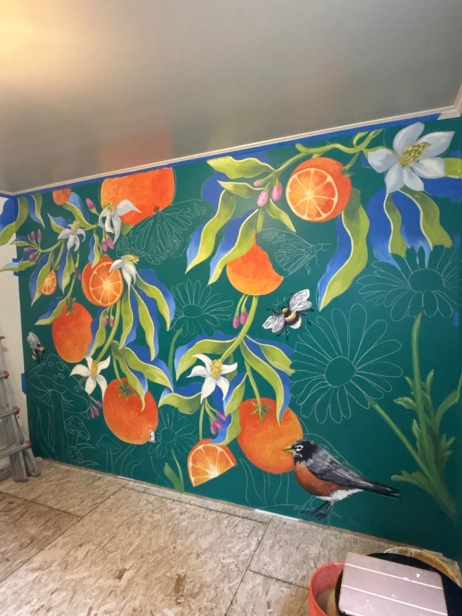 Mural Some Rae How to Scale-up Mural Designs | Beginners Tutorial — Jahna Rae--Artist ...