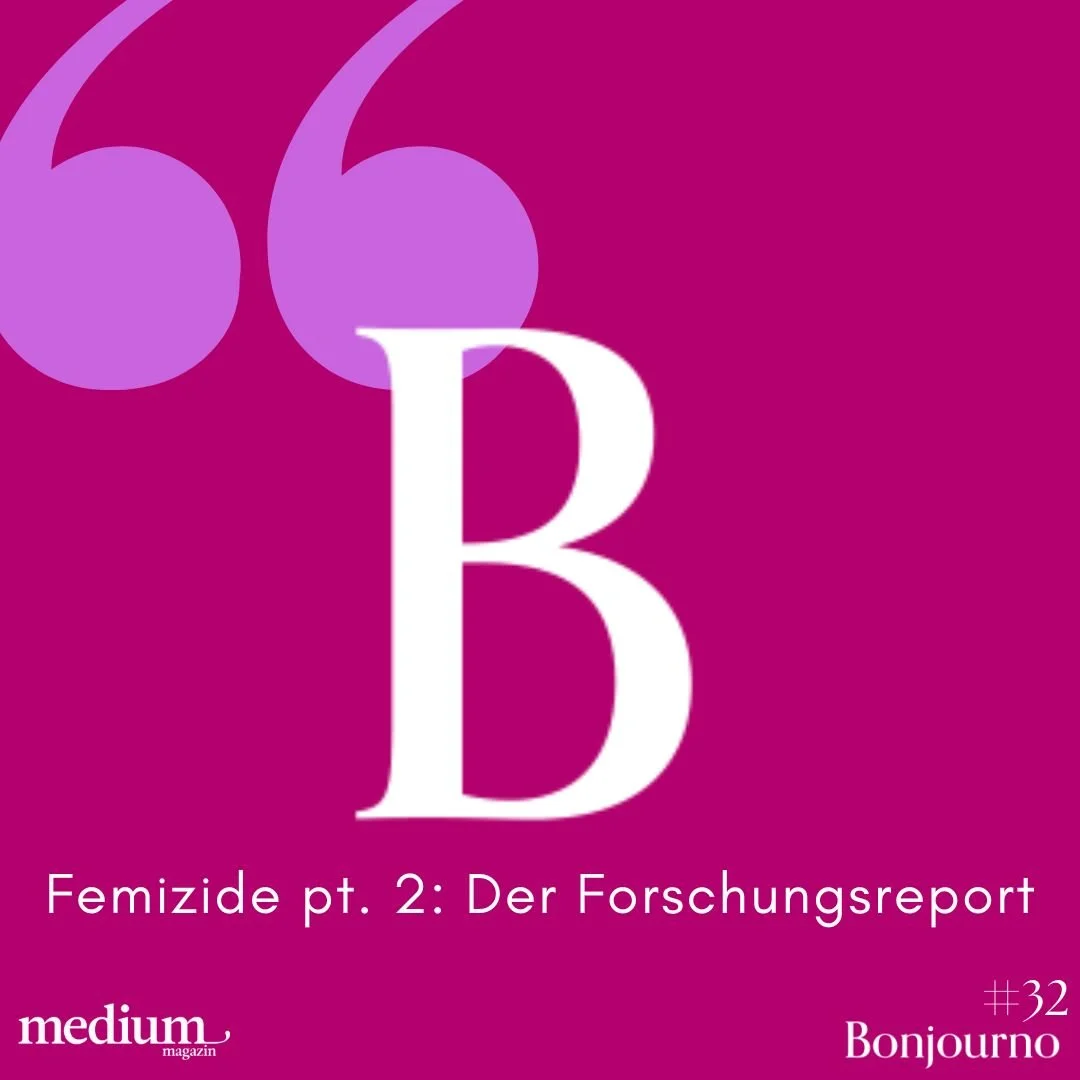 #32 Der Femizide Report - was tut sich in Medienberichten? 2/2
