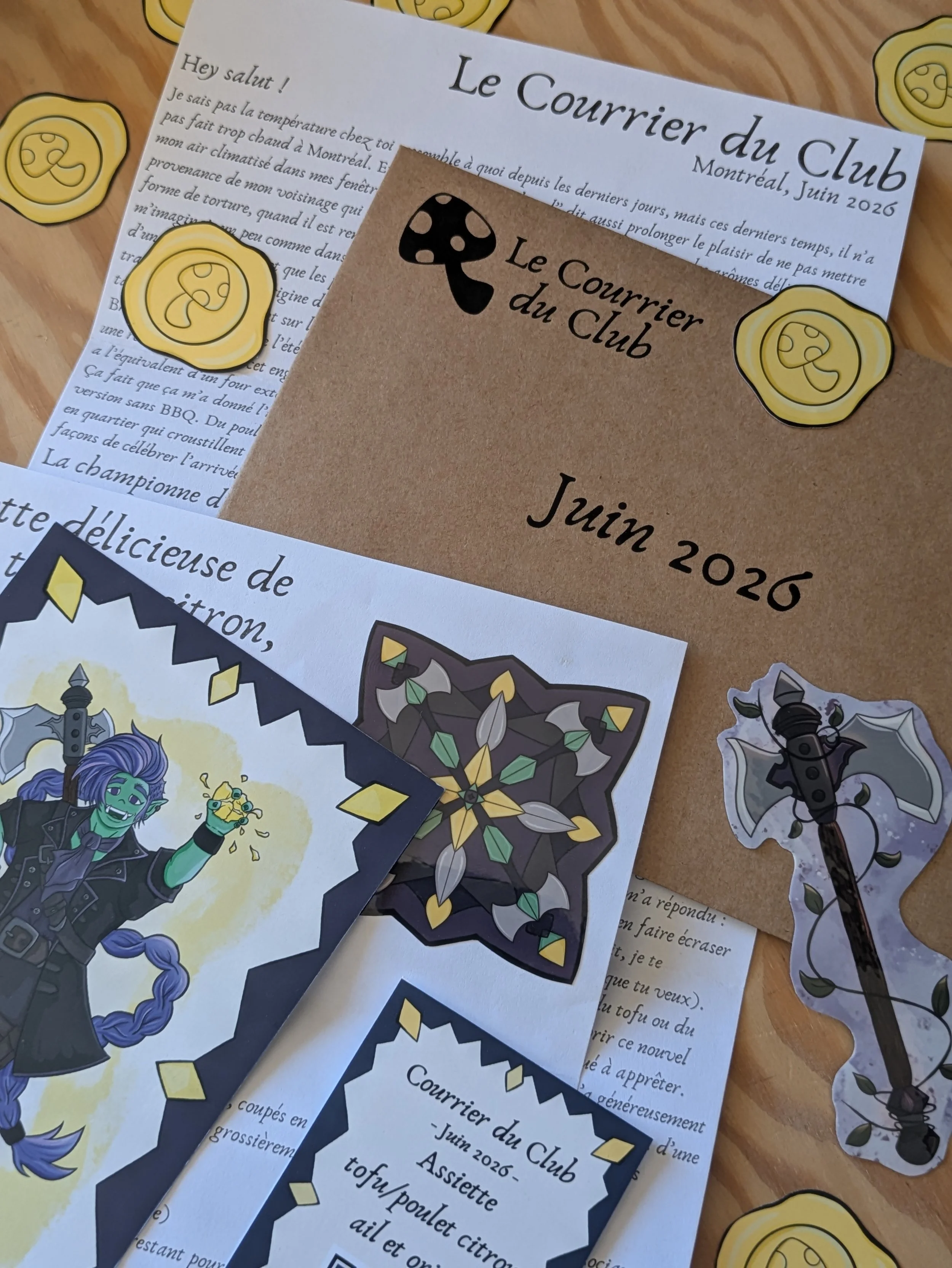 Anthologie du Courrier du Club | Juin 2026 - Thønnka