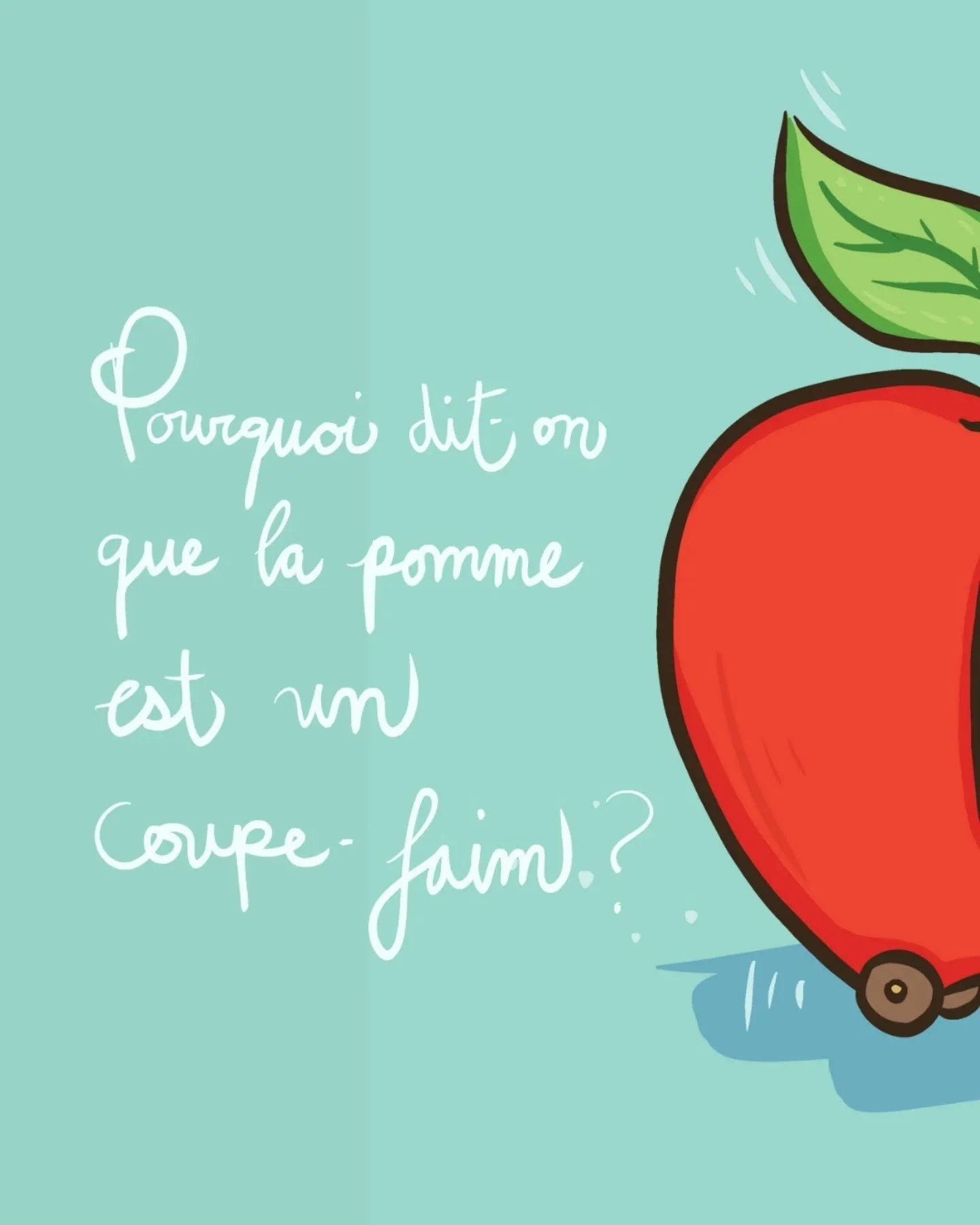 🍎 Pourquoi dit-on que la pomme est un coupe faim? 🍎

Sous question : pis est-ce que c'est vrai dans le fond?

Je r&eacute;ponds &agrave; cette question lors de ma chronique du 2 octobre 2025 &agrave; l'&eacute;mission @rcmoteurderecherche  aux onde