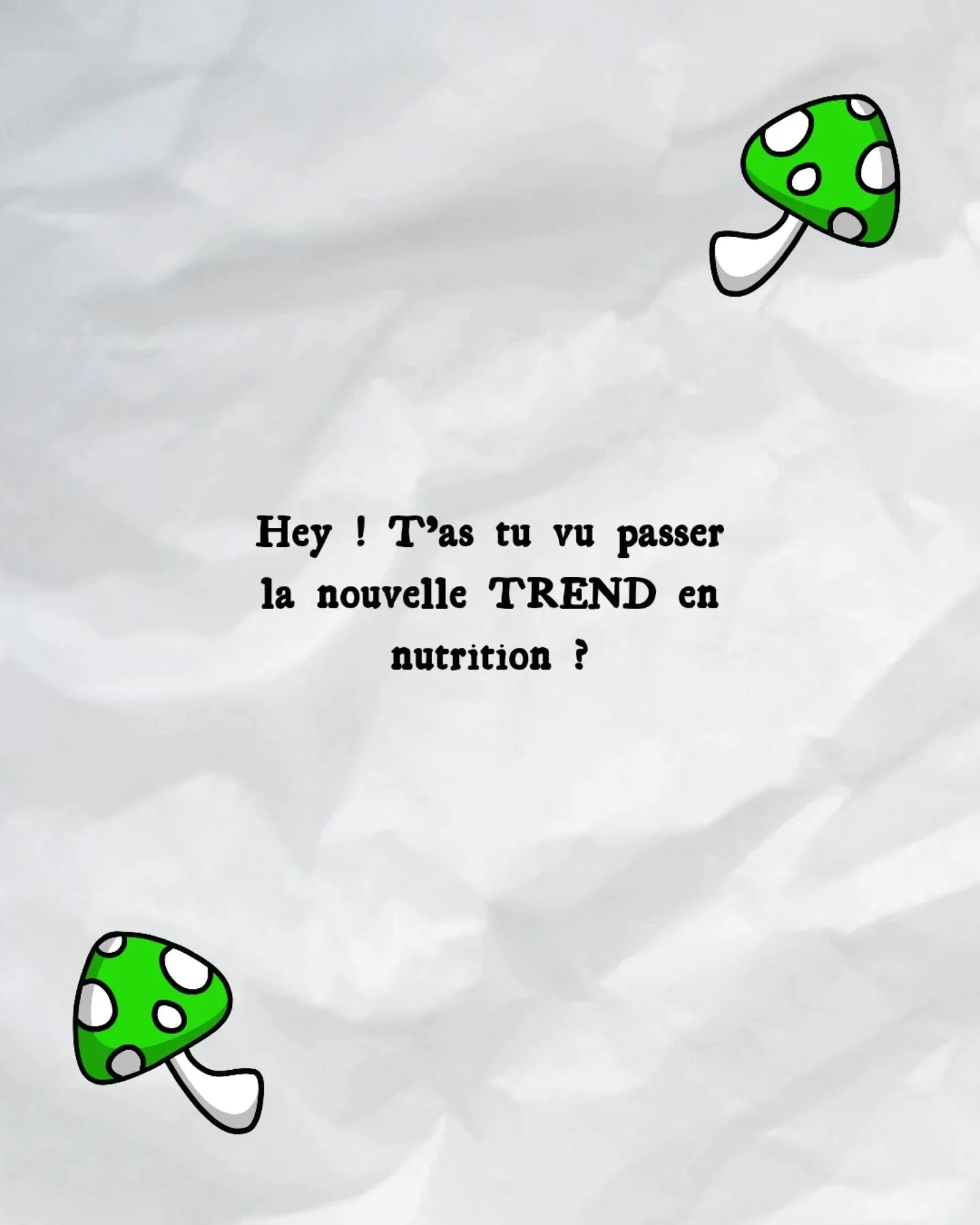 🫡 New year, new me? New year, new "petit pas" 🥳

Tu aimerais &ccedil;a am&eacute;liorer ton alimentation? Pas besoin de te casser la t&ecirc;te et de te perdre dans toute la bullshit qu'on retrouve sur internet et les r&eacute;seaux socia