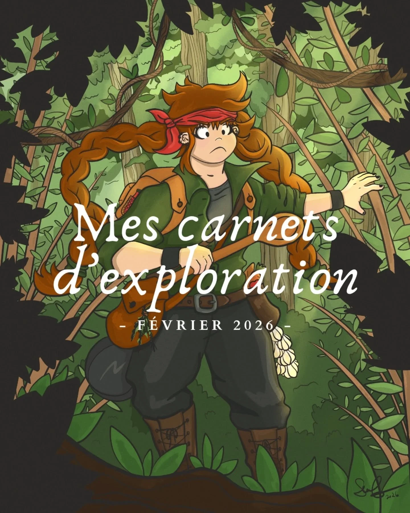 ✒️📔🌿 Mes carnets d'exploration 🌿📔✒️

"F&eacute;vrier 2026. 

Je suis officiellement entr&eacute;e dans ma "mijoteuse Era" depuis que je l'ai habilement laiss&eacute;e tra&icirc;ner sur le comptoir.

Les journ&eacute;es sont parfois