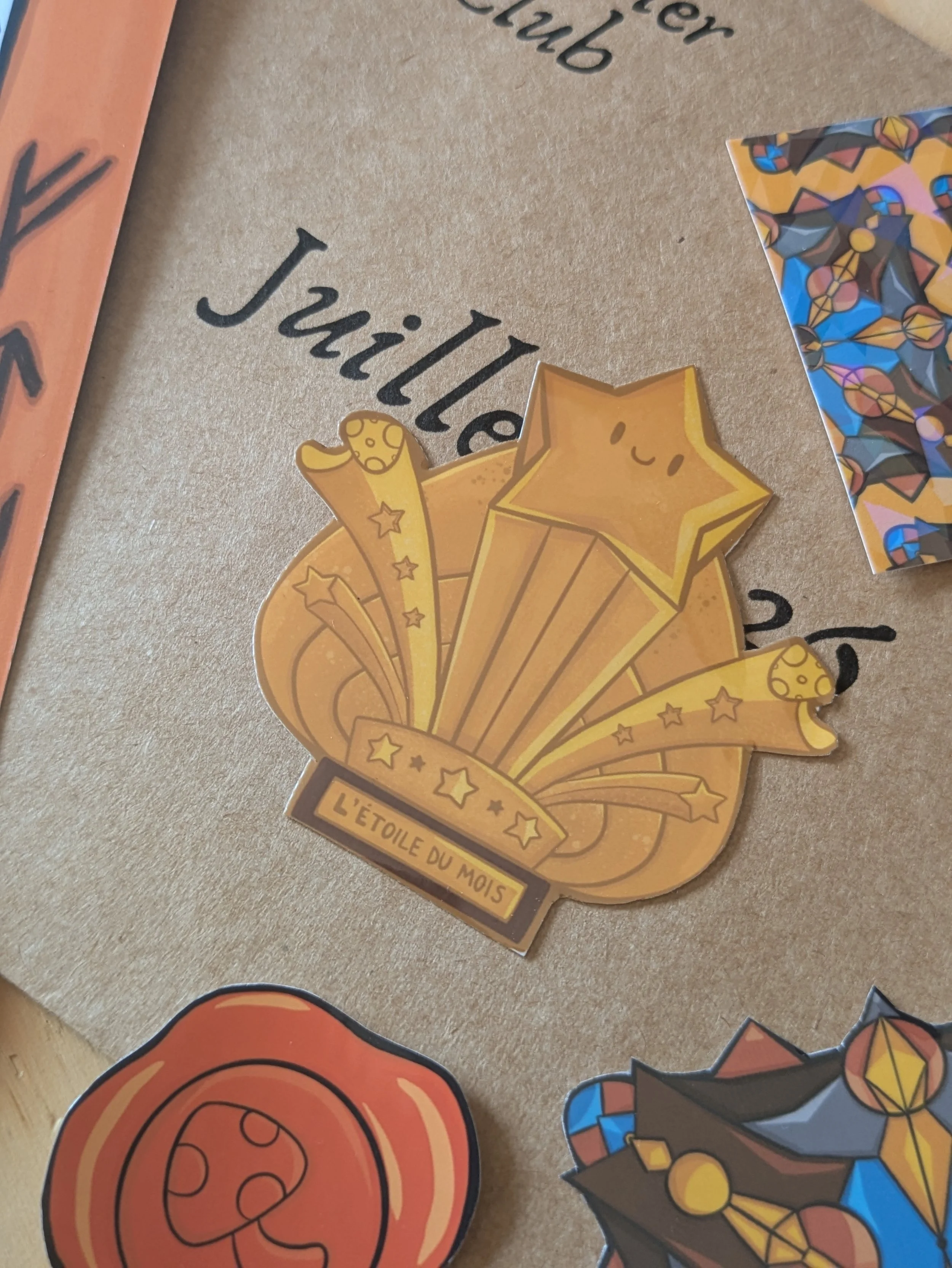 Autocollant Le Trophée l'Étoile du mois