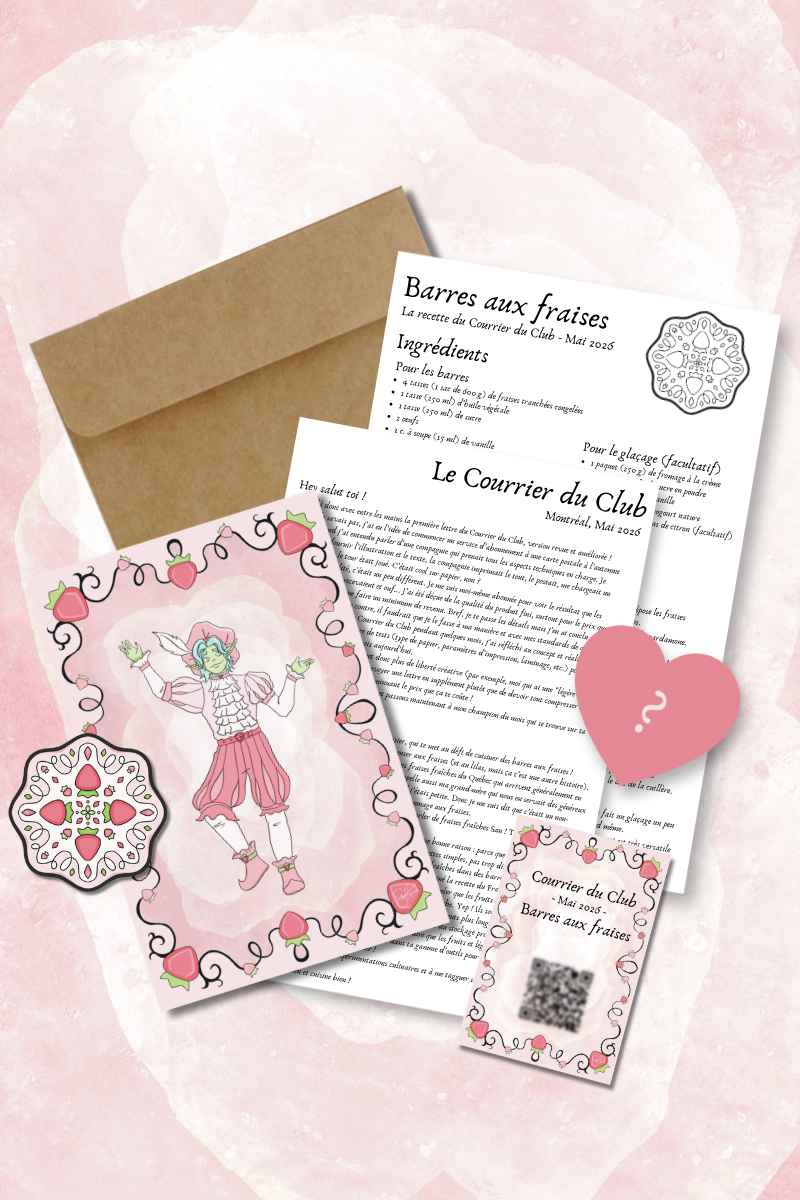 Le Courrier du Club, le sandwich avec frites et salade