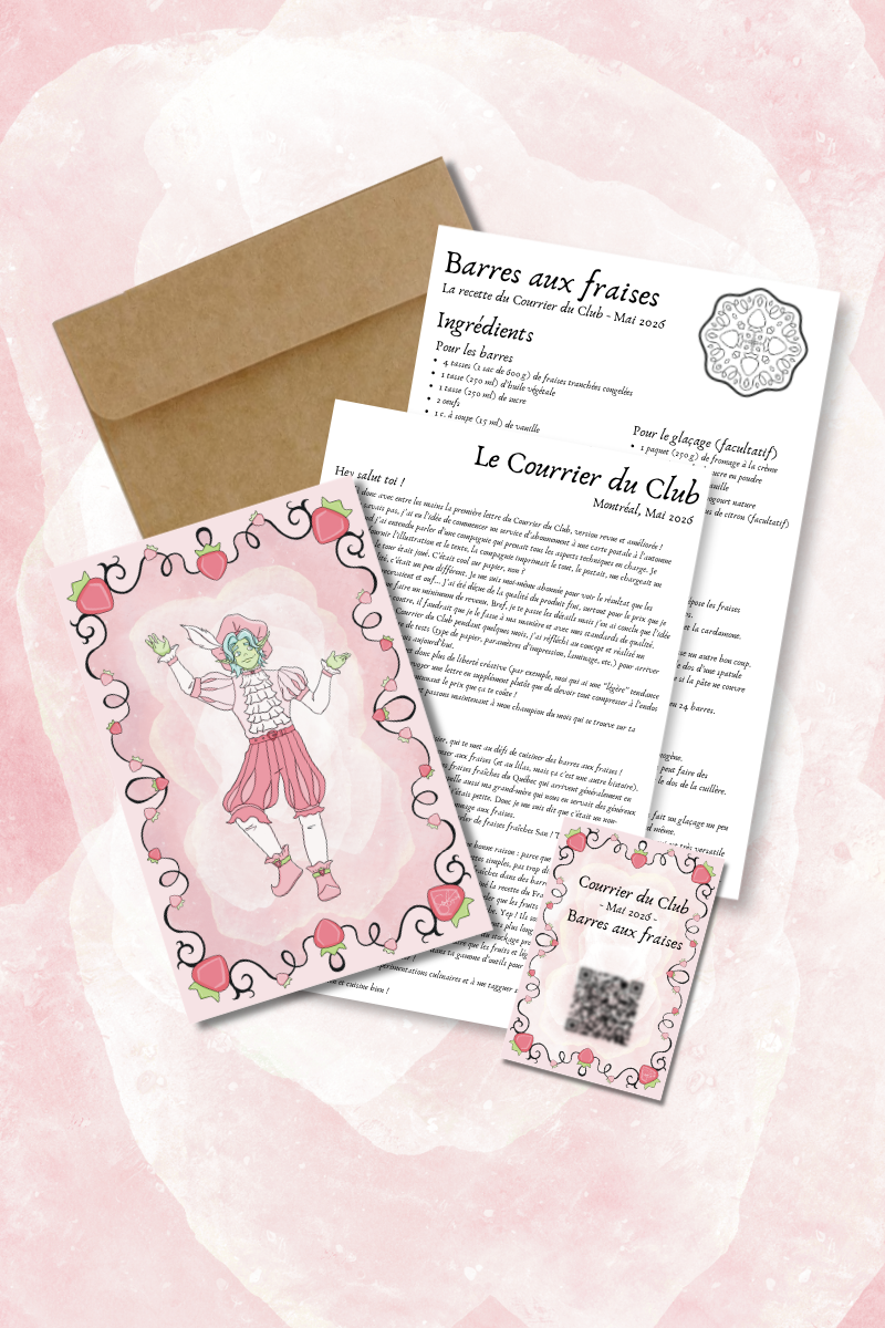 Le Courrier du Club, juste le sandwich